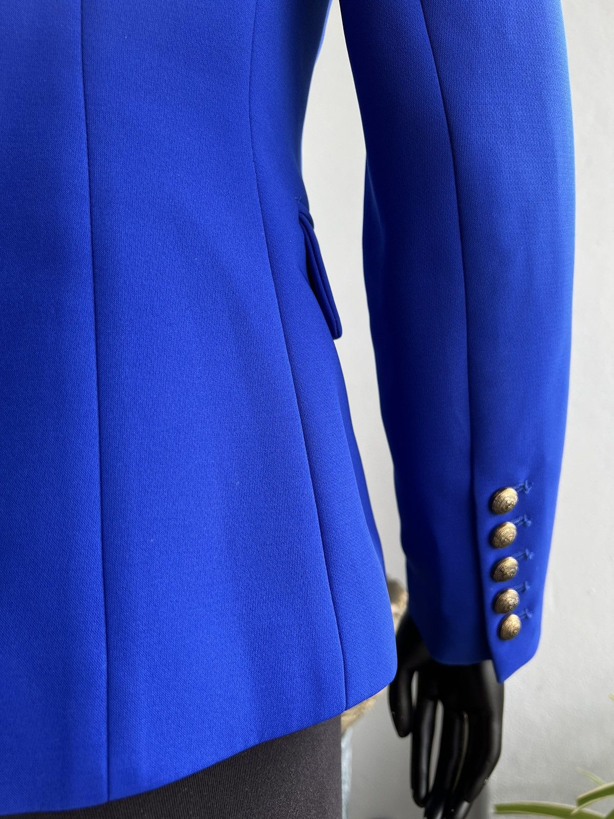 Other Elegant Women Designer Spring Blue Casual Blazer Size L / US 10 / IT 46 - 5 Thumbnail