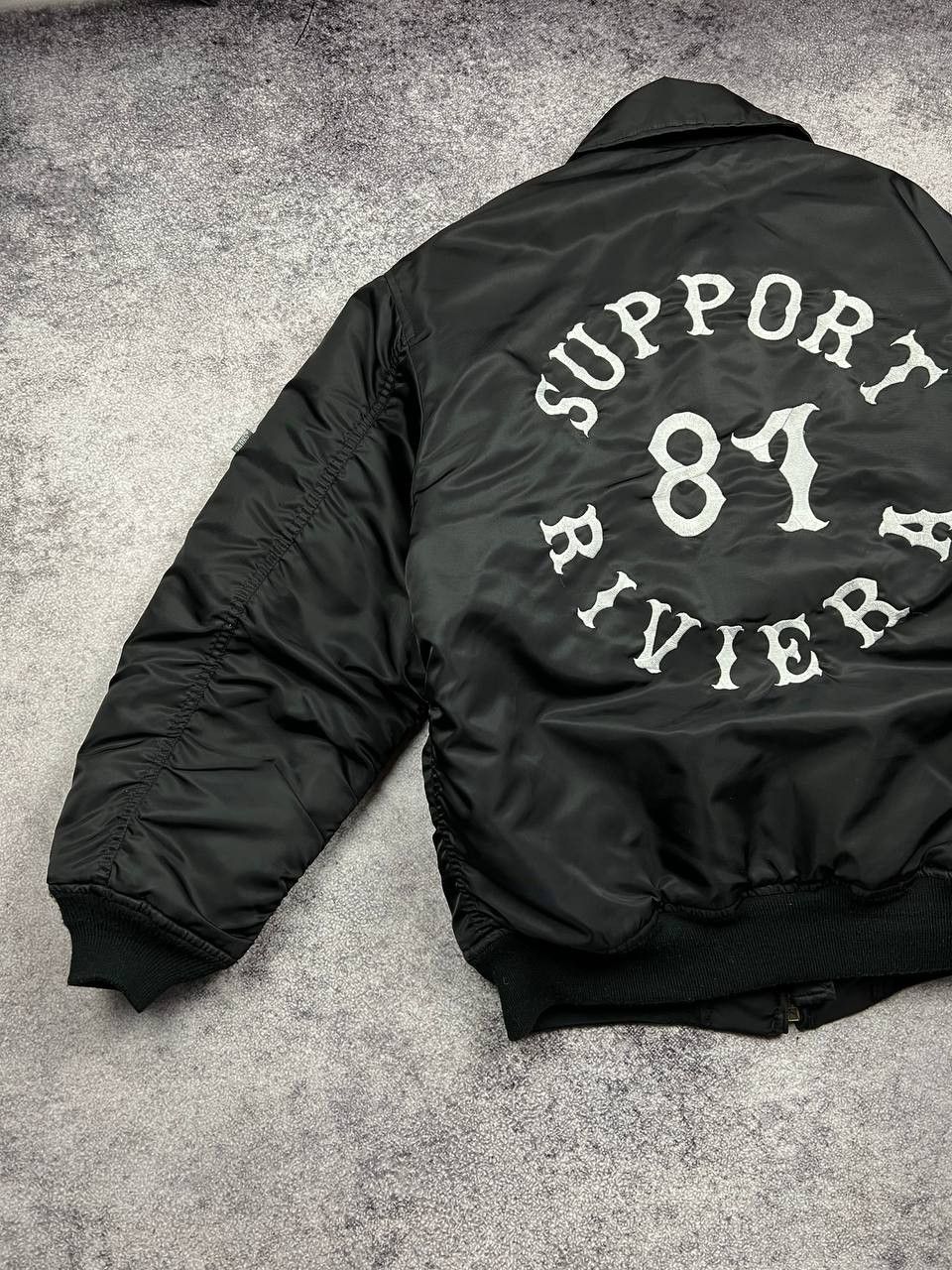 Vintage Vintage Bomber MA-1 Support Riviera 90S Streetwear Size US L / EU 52-54 / 3 - 9 Thumbnail