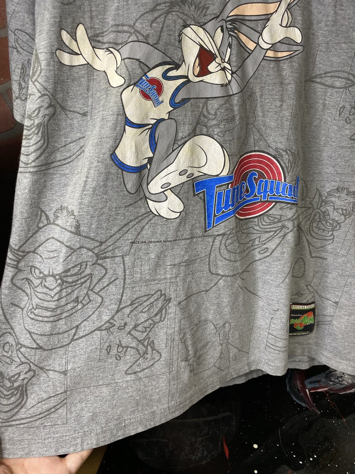 Vintage Vintage 90’s Space Jam Movie T-Shirt Vtg Looney Tunes Medium Size US M / EU 48-50 / 2 - 7 Thumbnail