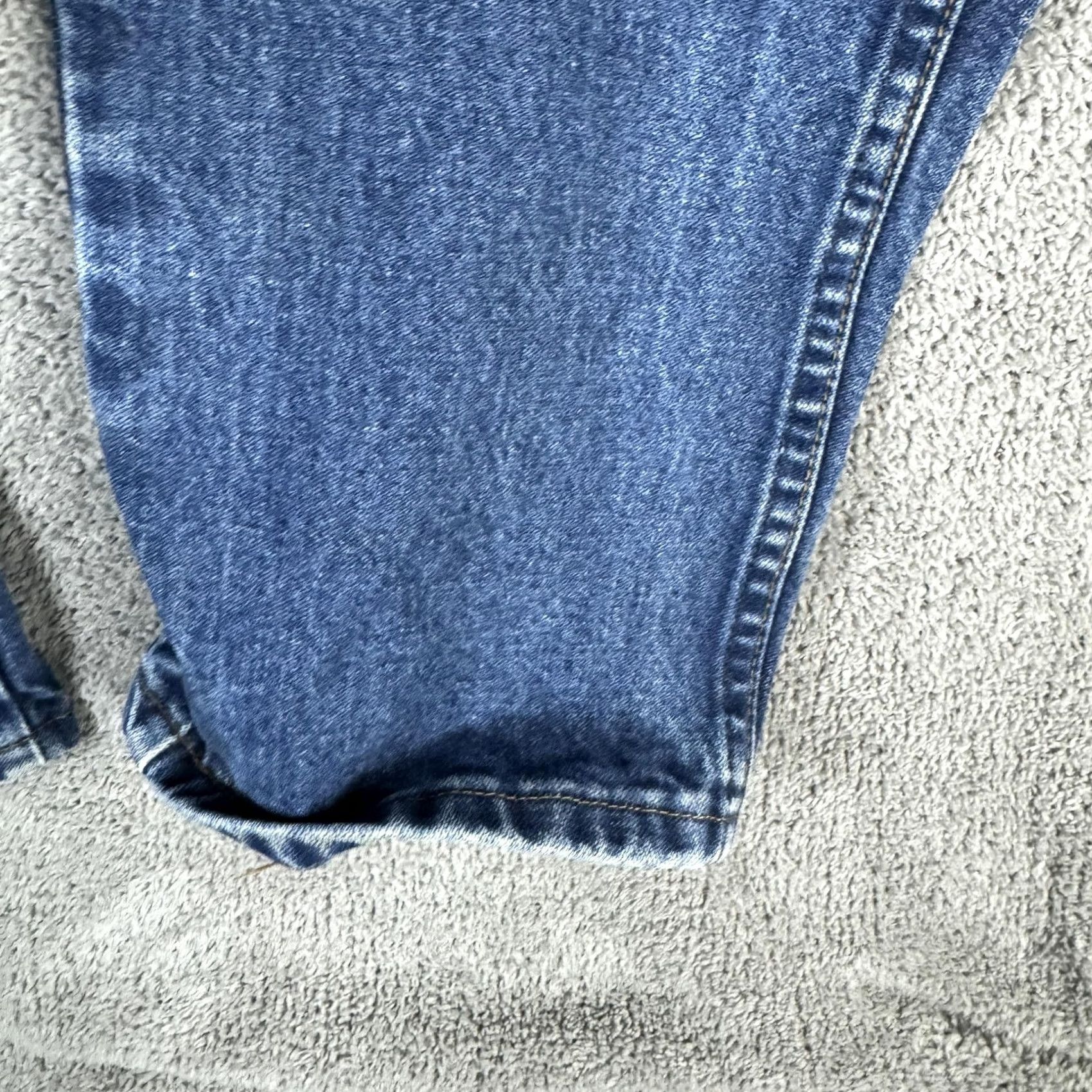 Wrangler Wrangler FR Jeans Mens 31x30 Blue Flame Resistant Straight Denim PBR Workwear Size US 31 - 7 Thumbnail