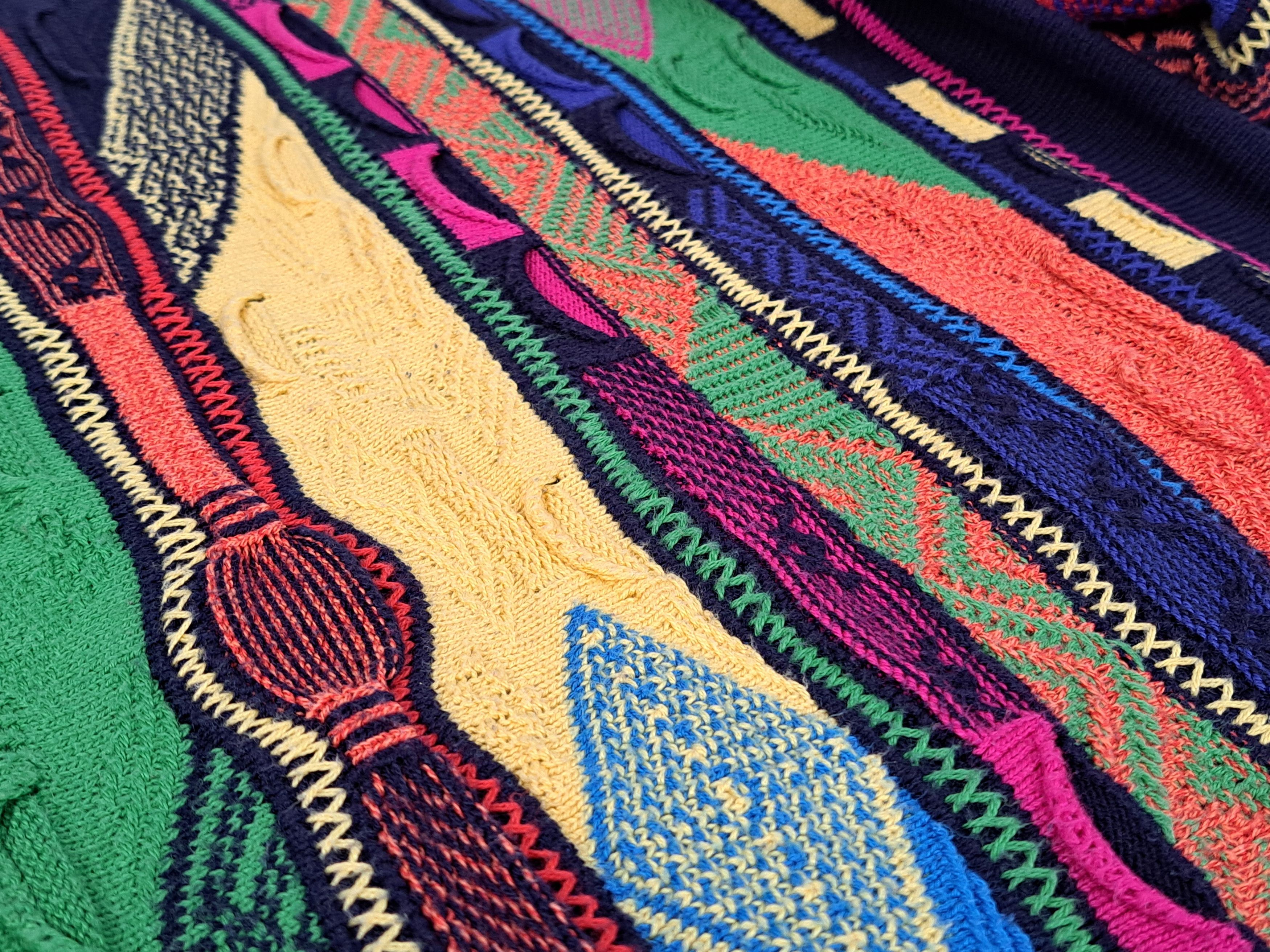Carlo Colucci Carlo Colucci multicolor sweater Coogi style. Size XL Size US XL / EU 56 / 4 - 8 Thumbnail