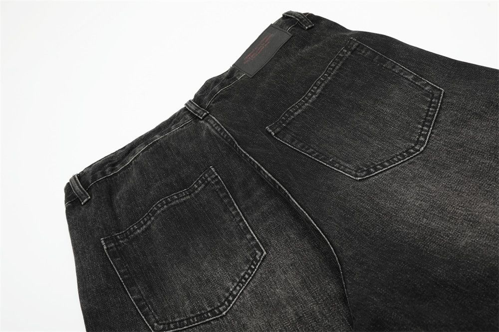 Japanese Brand × Jean American retro washed distressed men's ripped jeans Size US 32 / EU 48 - 5 Thumbnail