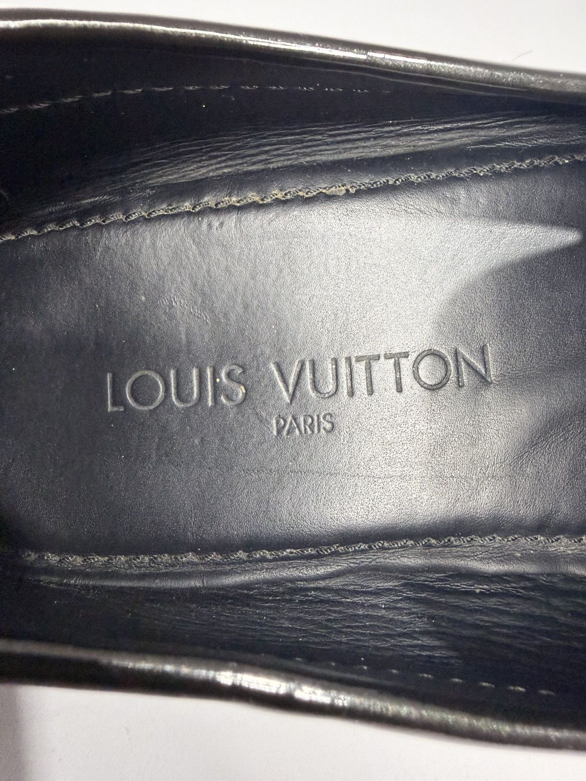Louis Vuitton Louis Vuitton Black Patent Leather Monte Carlo Loafers Size US 9 / EU 42 - 6 Thumbnail