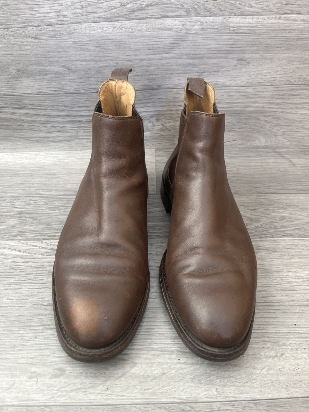 Crockett & Jones Crockett and jones chelsea brown leather boots Size US 11 / EU 44 - 3 Thumbnail
