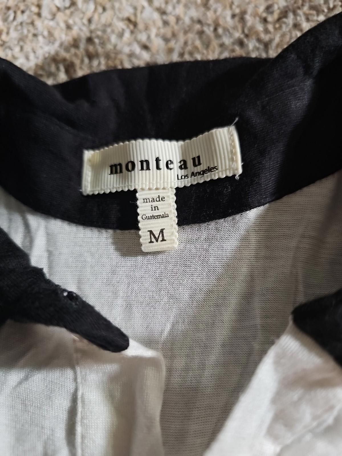 Designer Monteau Los Angeles Collared Button Up Tank Top M Size M / US 6-8 / IT 42-44 - 4 Thumbnail