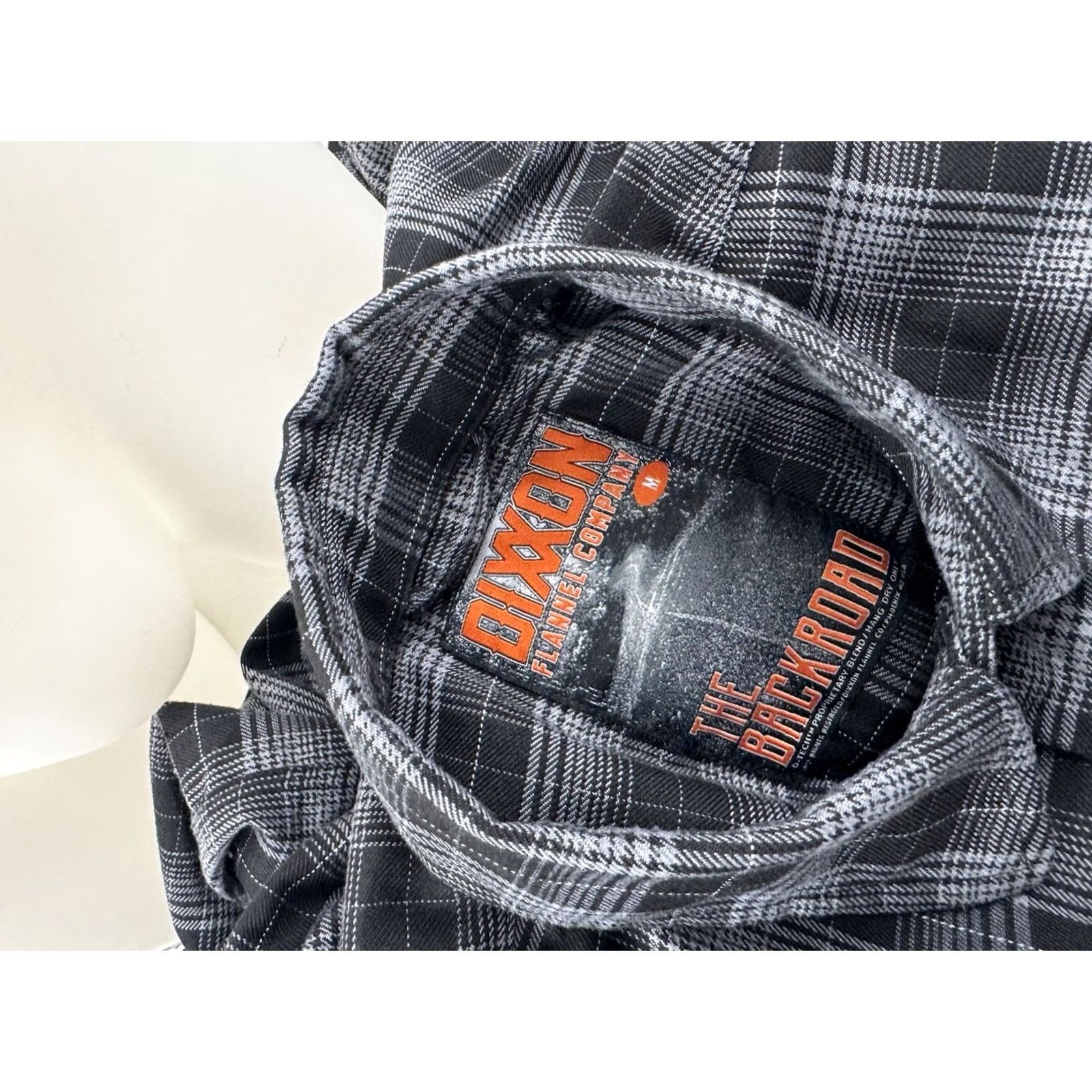 Vintage DIXXON FLANNEL Button-Up - Backroad Mens M Shirt EXCELLENT Black / Gray Plaid Long Sleeve X-Large? Size US M / EU 48-50 / 2 - 4 Thumbnail