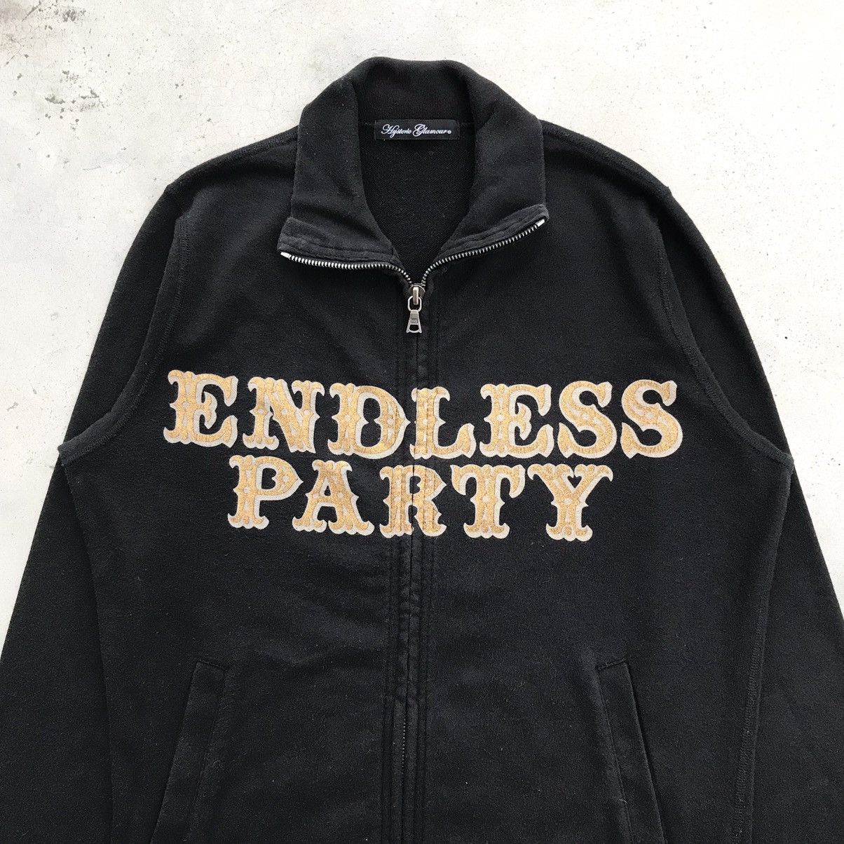 Hysteric Glamour 2000's Hysteric Glamour " Endless Party " Black Sweater Size US S / EU 44-46 / 1 - 4 Thumbnail