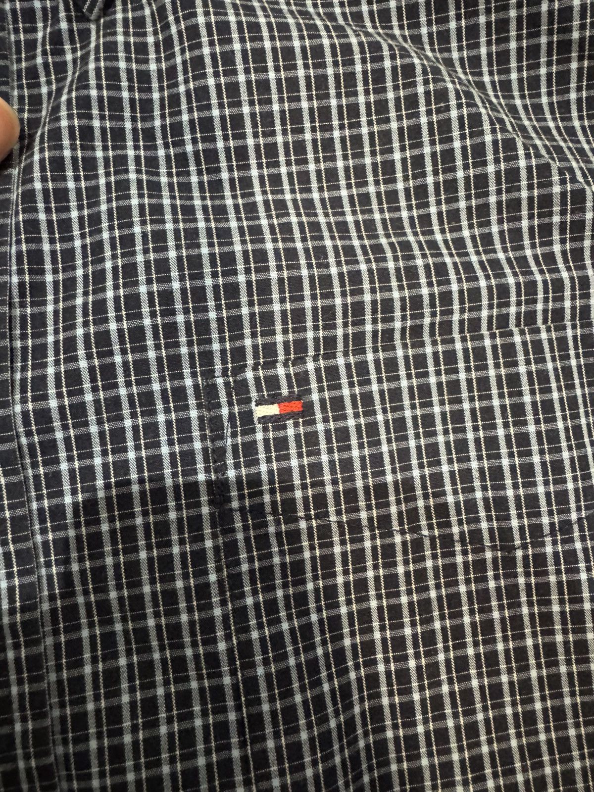 Tommy Hilfiger × Vintage TOMMY HILFIGER CROPPED BUTTON UP Size US S / EU 44-46 / 1 - 3 Thumbnail