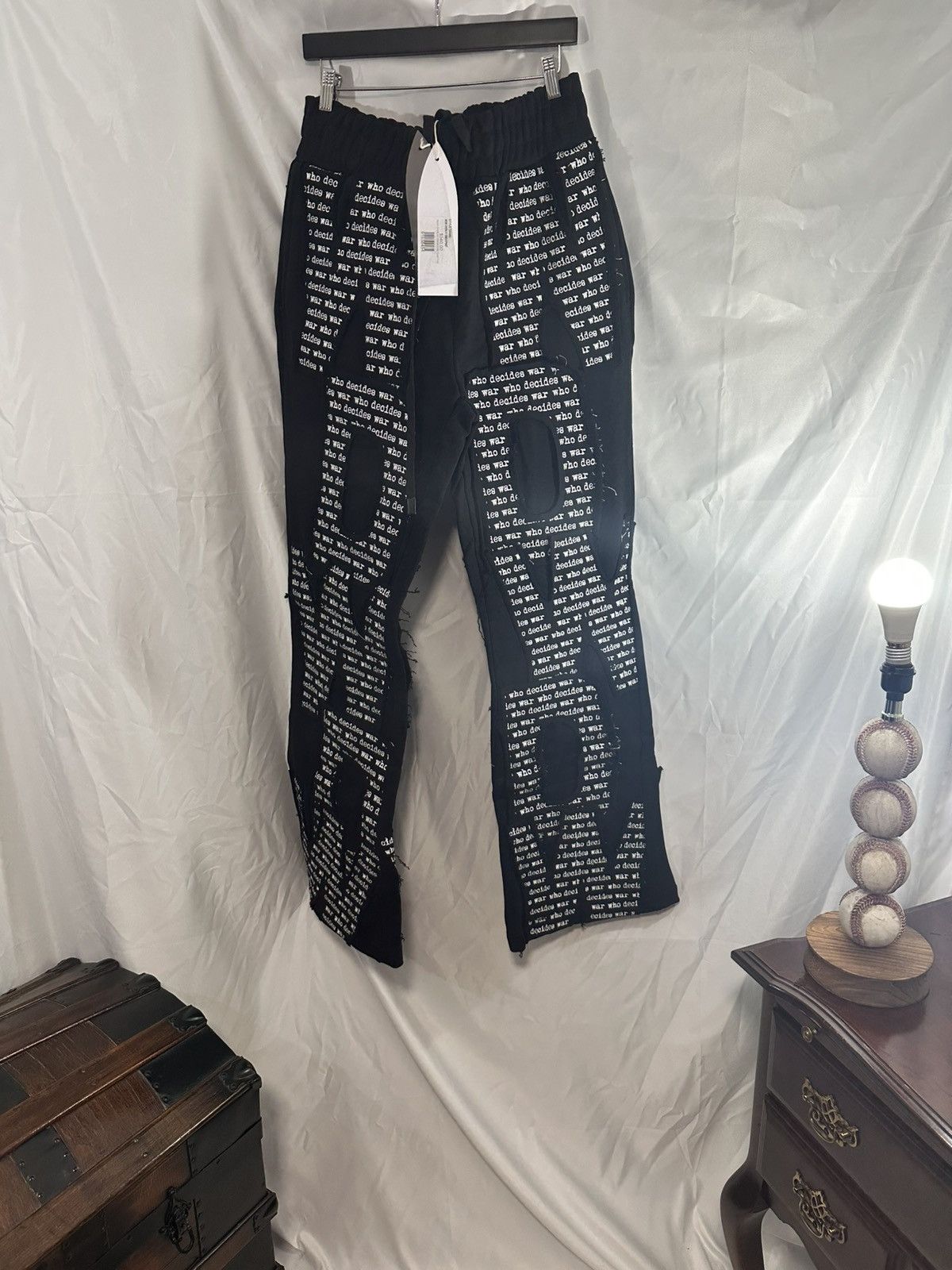 WHO DECIDES WAR SWEATPANTS