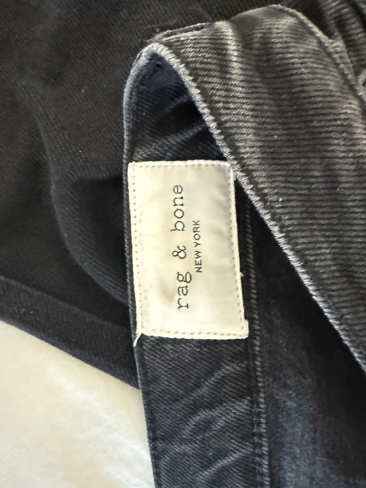 Rag & Bone Rag and Bone “Beck” dark grey wash denim mens jeans Size US 32 / EU 48 - 3 Thumbnail