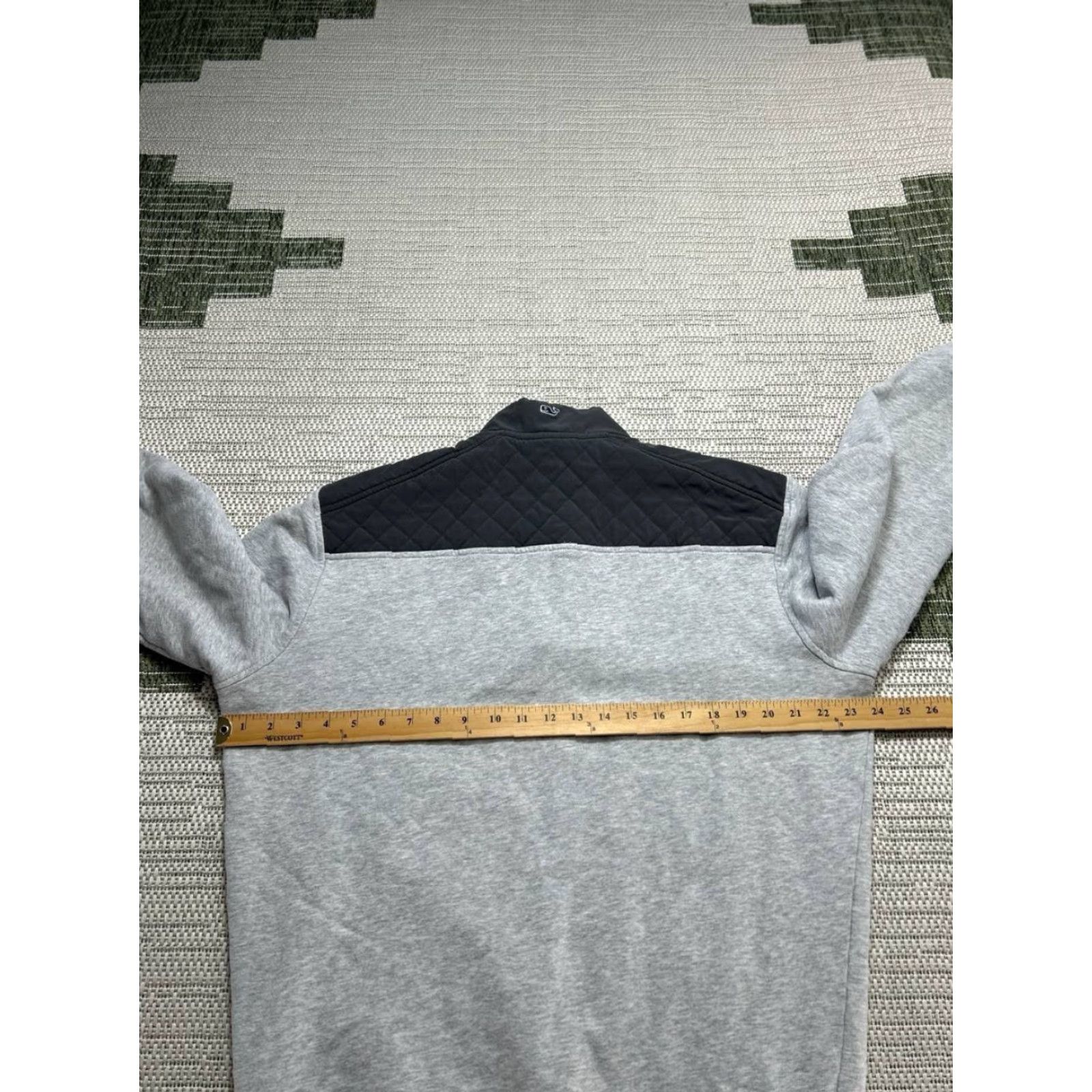 Vineyard Vines Vineyard Vines Sweater Mens M Gray Cotton Blend Knit Fleece Pullover Mock Neck Long Sleeve Logo Size US M / EU 48-50 / 2 - 6 Thumbnail