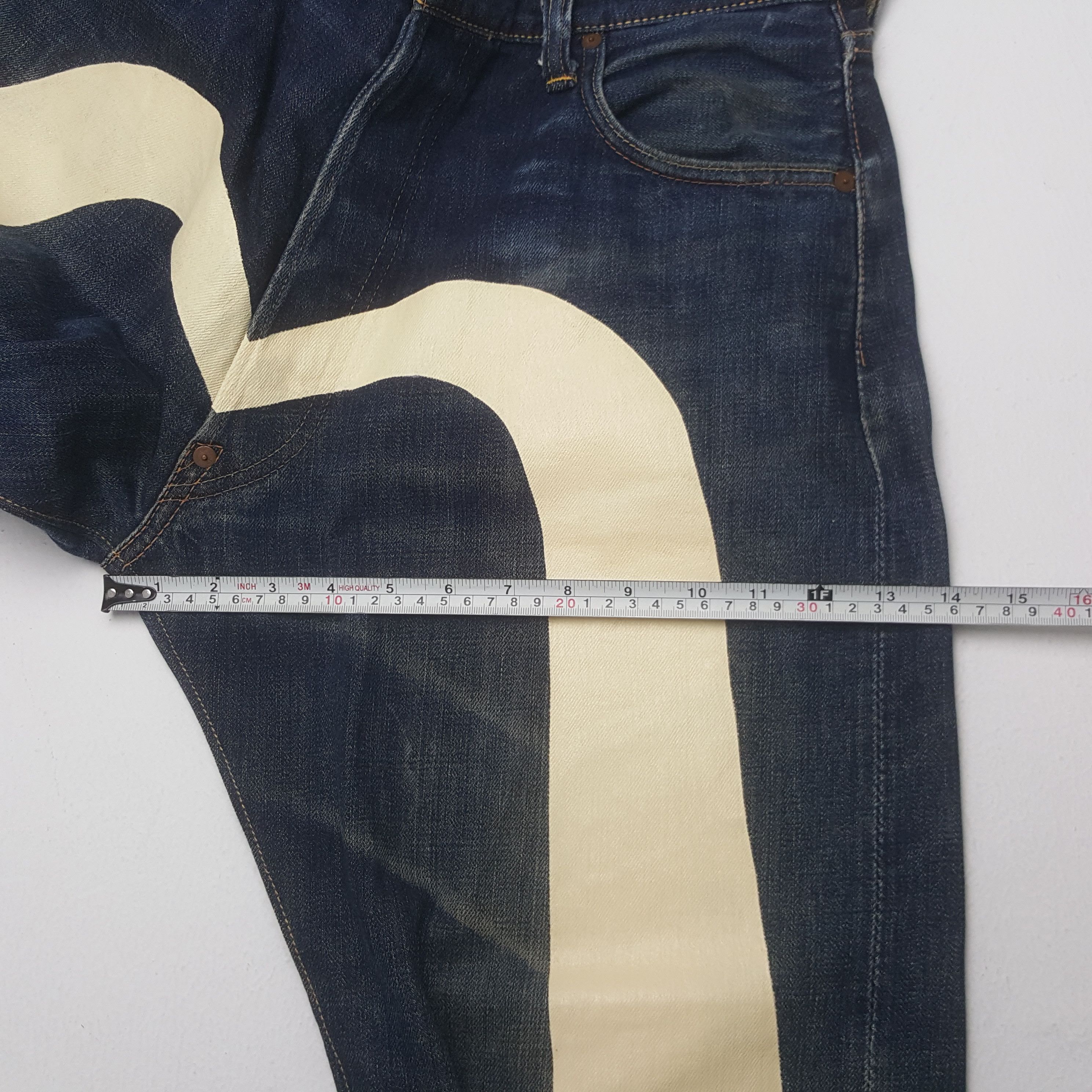 Evisu Vintage Evisu Japanese Brand Daicock Custom Art Denim Jeans Size US 32 / EU 48 - 11 Thumbnail
