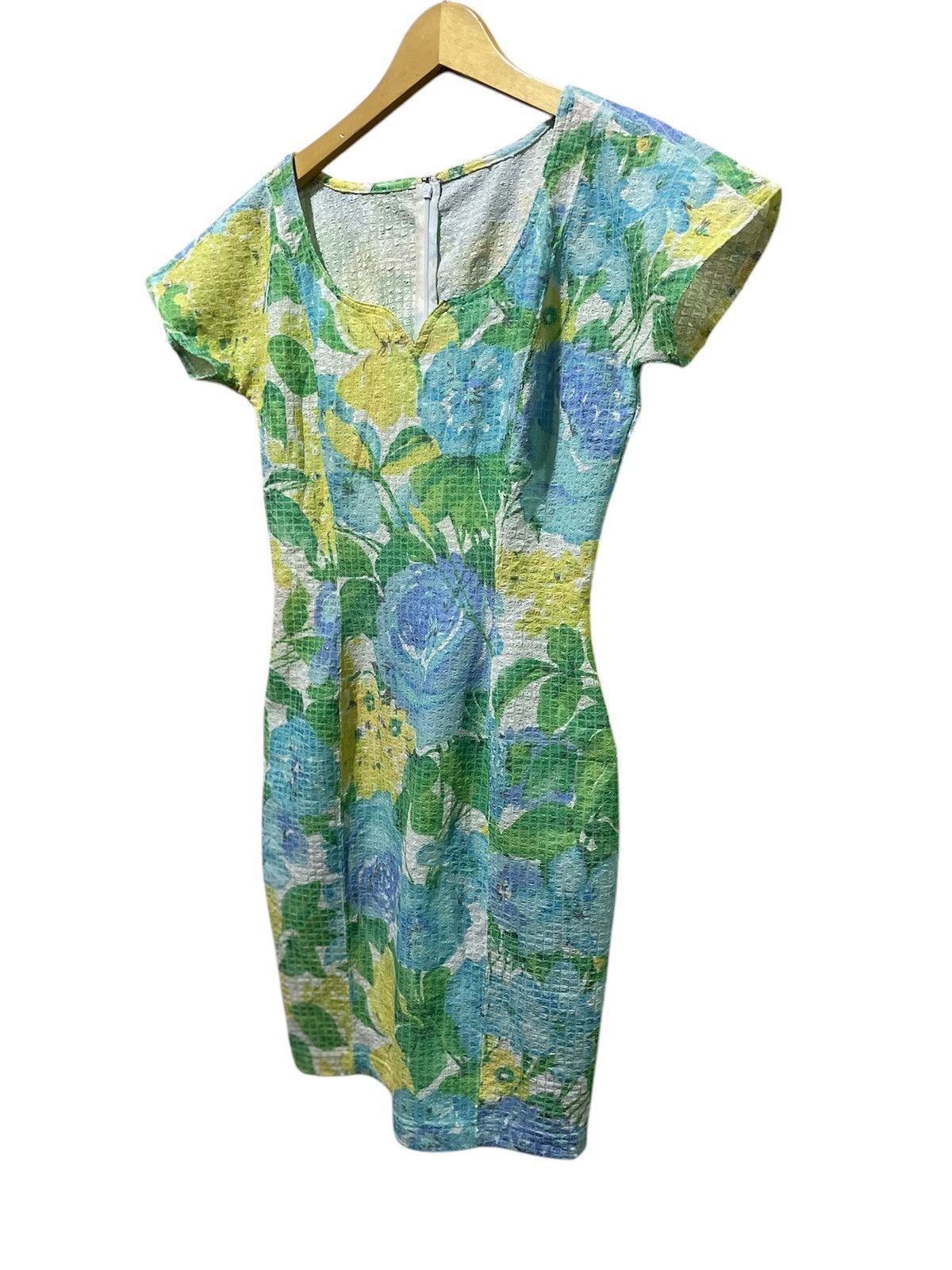 Christian Dior Monsieur Christian Dior Mid Length Floral Dress Size L / US 10 / IT 46 - 8 Thumbnail