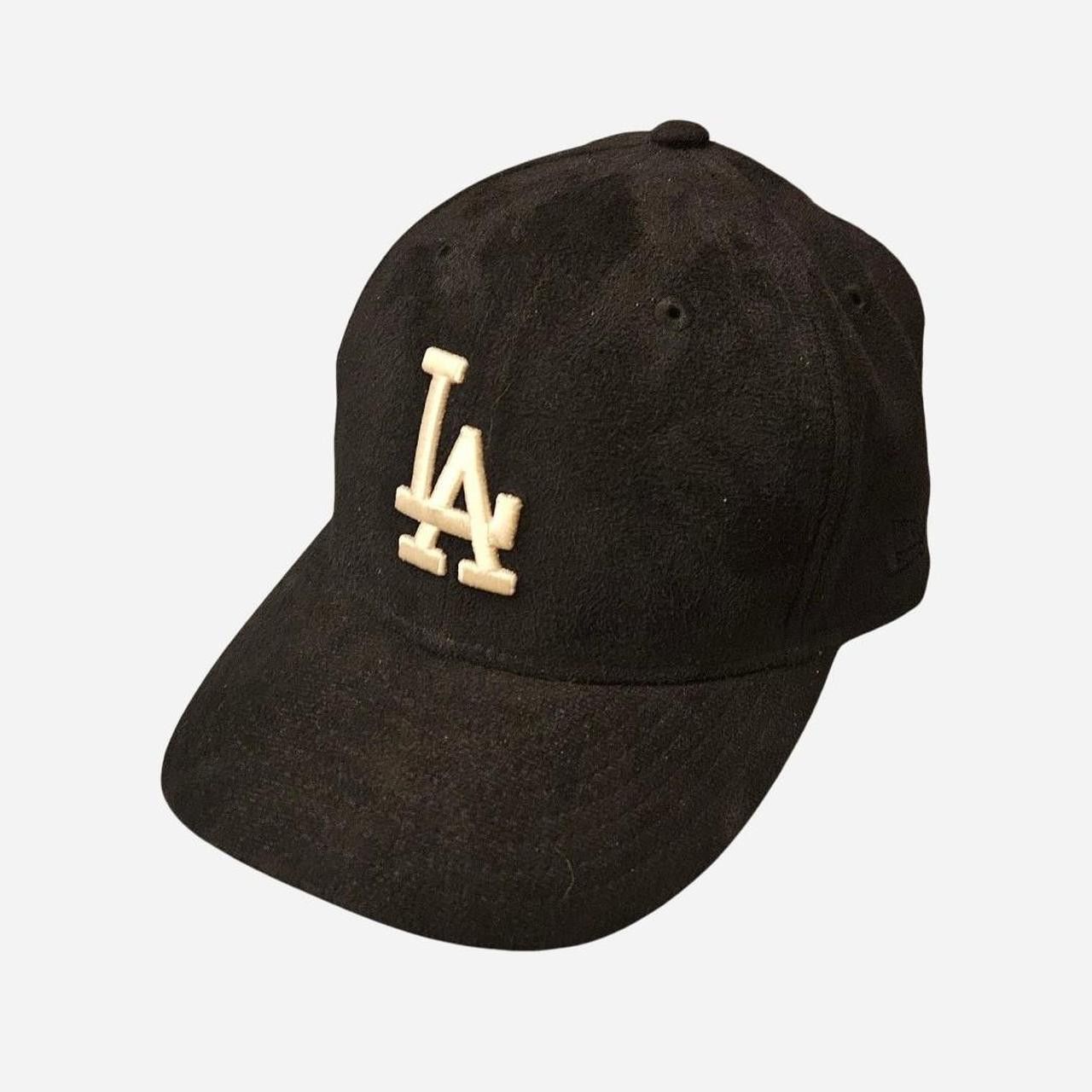 New Era 7 1/4 Bricks & Wood LA Dodgers Suede Fitted Hat Size ONE SIZE - 4 Thumbnail