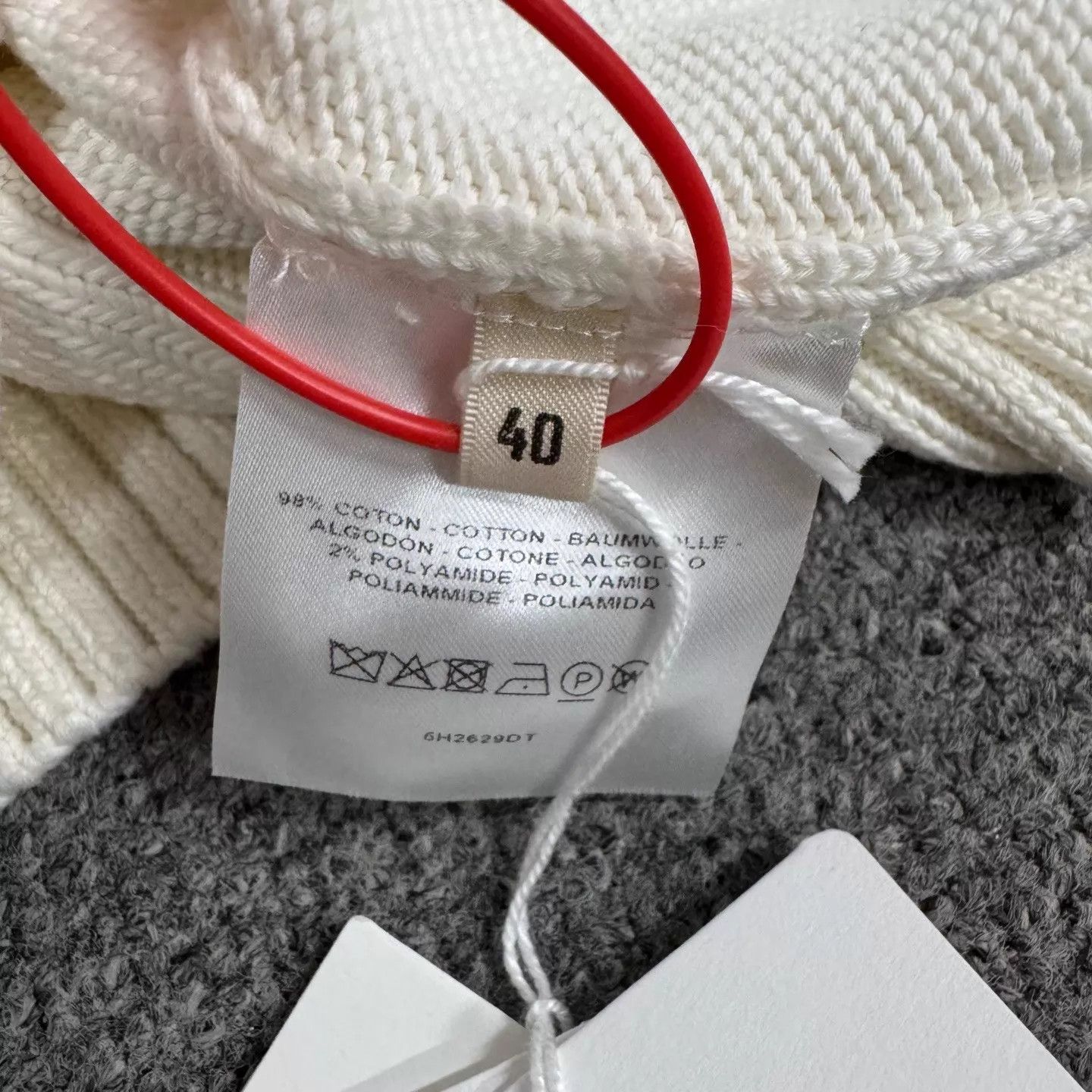 Hermes Hermes Ivory V-neck Cable Knit Vest Size 40 99 New Size M / US 6-8 / IT 42-44 - 6 Thumbnail