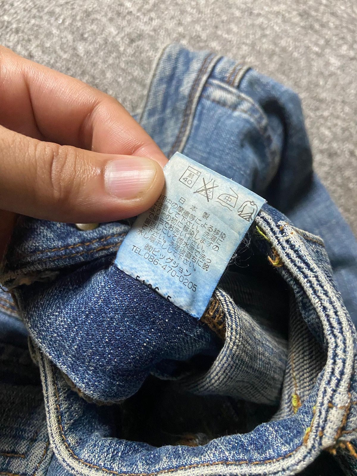 Japanese Brand Brappers Brand Flare Denim Jeans (153) Size 29" - 5 Thumbnail