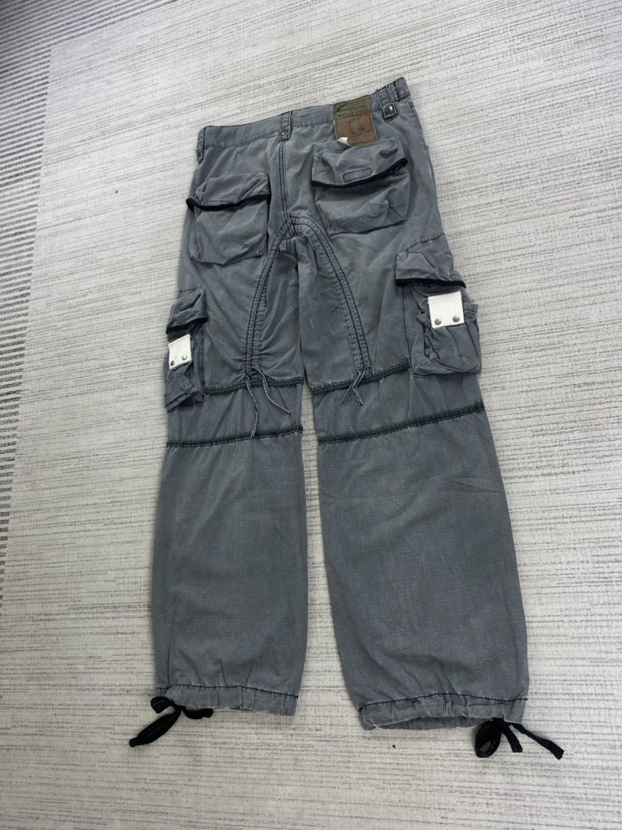 PPFM 🔥PPFM Yellow Riot Punk Bondage Multipocket Pants Size US 33 - 6 Thumbnail