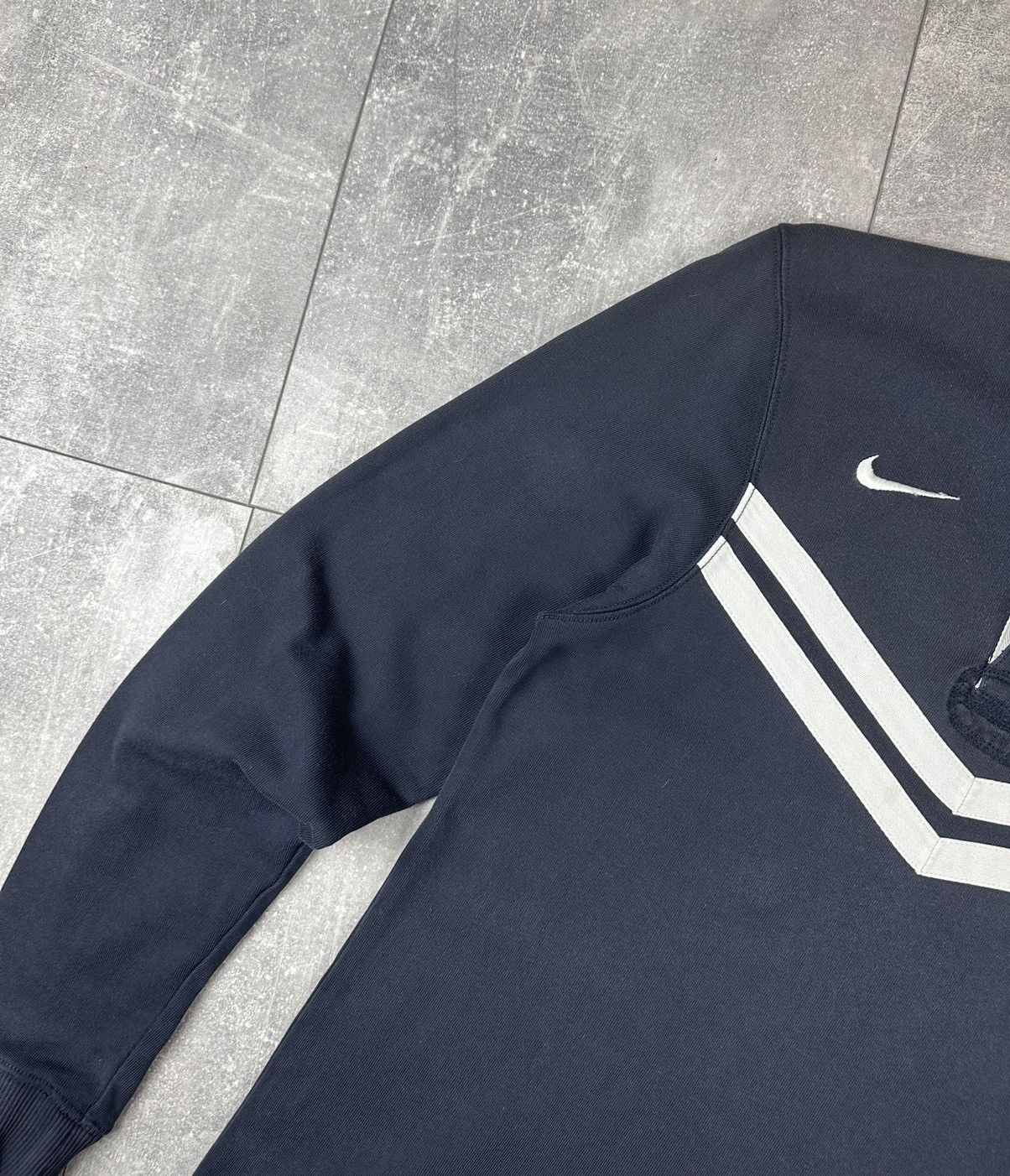 Nike Nike Adepth Vintage Retro Rugby Jersey Long Sleeve Size US S / EU 44-46 / 1 - 10 Thumbnail