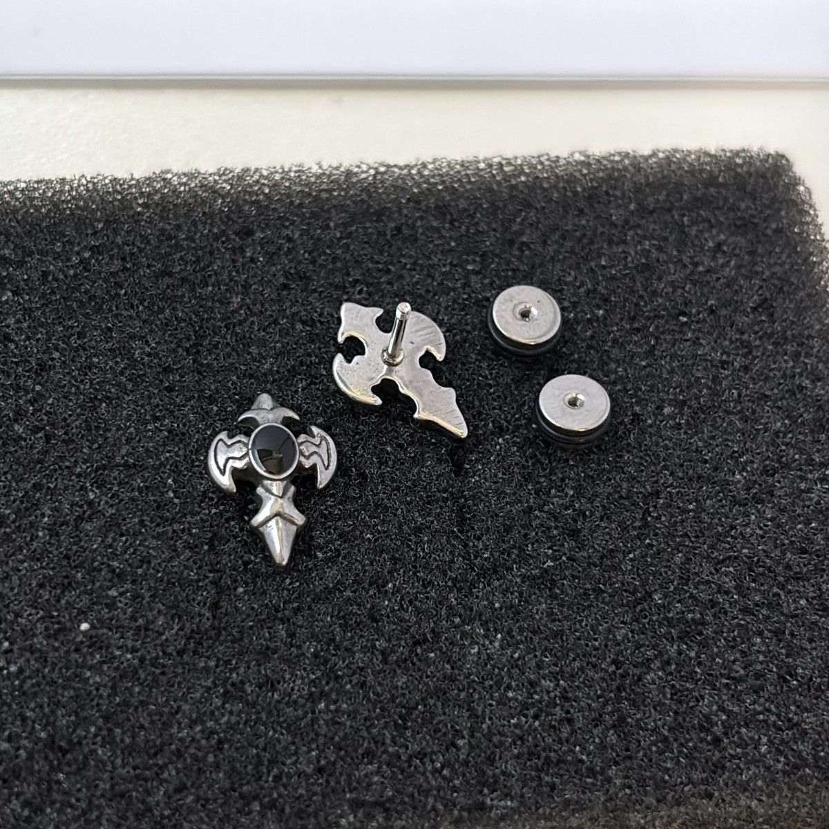 Other Cross Stud Earrings for Men Women Punk Hip Hop Unisex Size ONE SIZE - 2 Thumbnail
