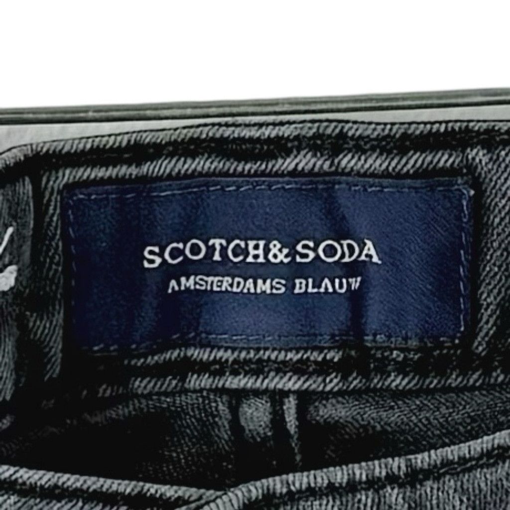 Scotch & Soda SCOTCH & SODA AMSTERDAM Men's Grey Skim Skinny Jeans 31/32 Size US 31 - 4 Thumbnail