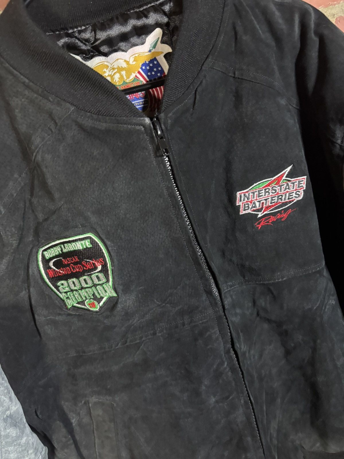 Jeff Hamilton Vintage Jeff Hamilton Jacket Bobby Labonte Winston Cup Sz M Size US M / EU 48-50 / 2 - 3 Thumbnail