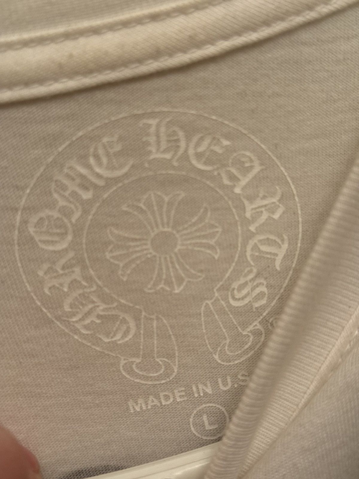 Chrome Hearts Chrome Hearts White Dagger Long Sleeve Size US L / EU 52-54 / 3 - 4 Thumbnail