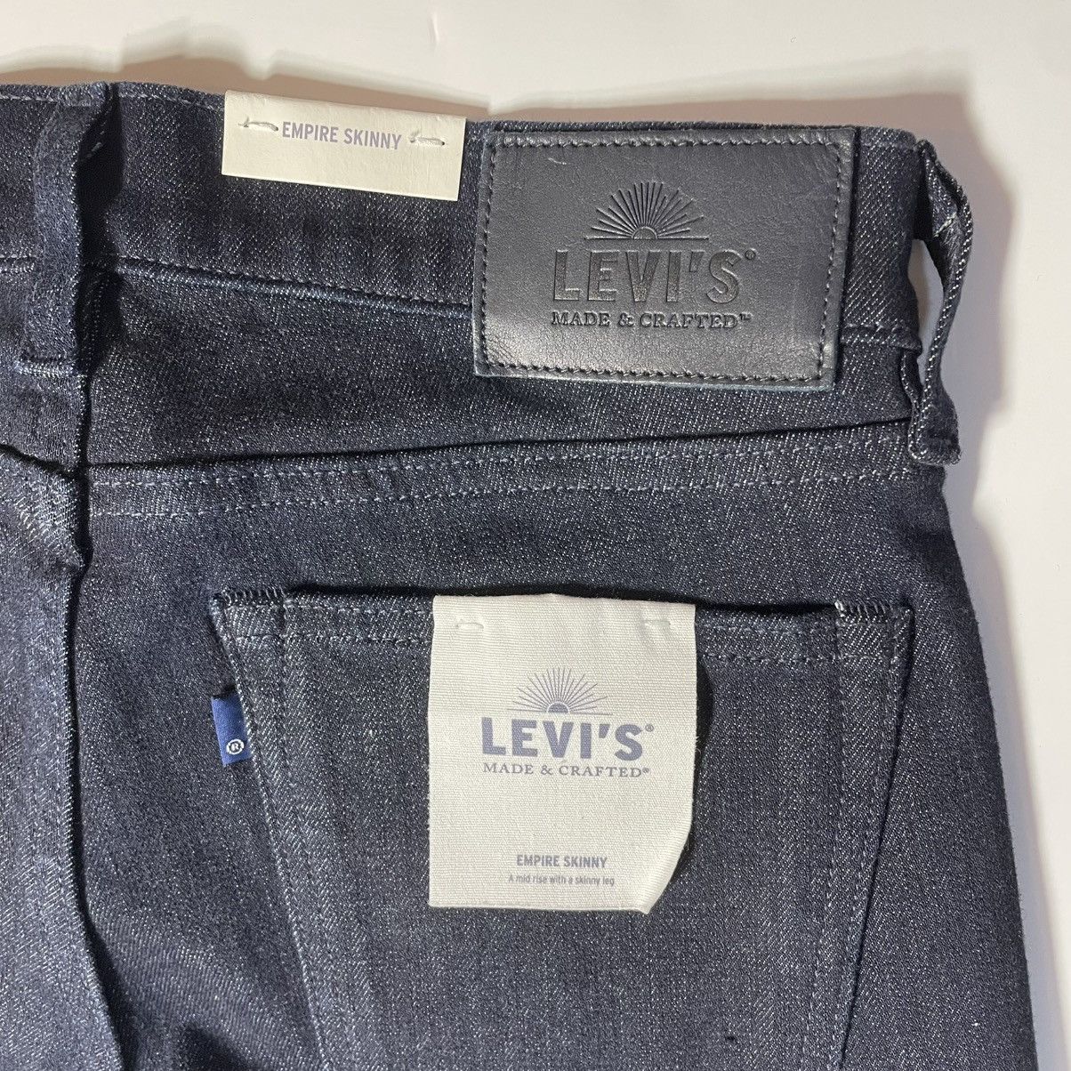 Levi's Made & Crafted Levis Made and Crafted Dark Denim Skinny Jeans size 27 Size US 27 - 3 Thumbnail