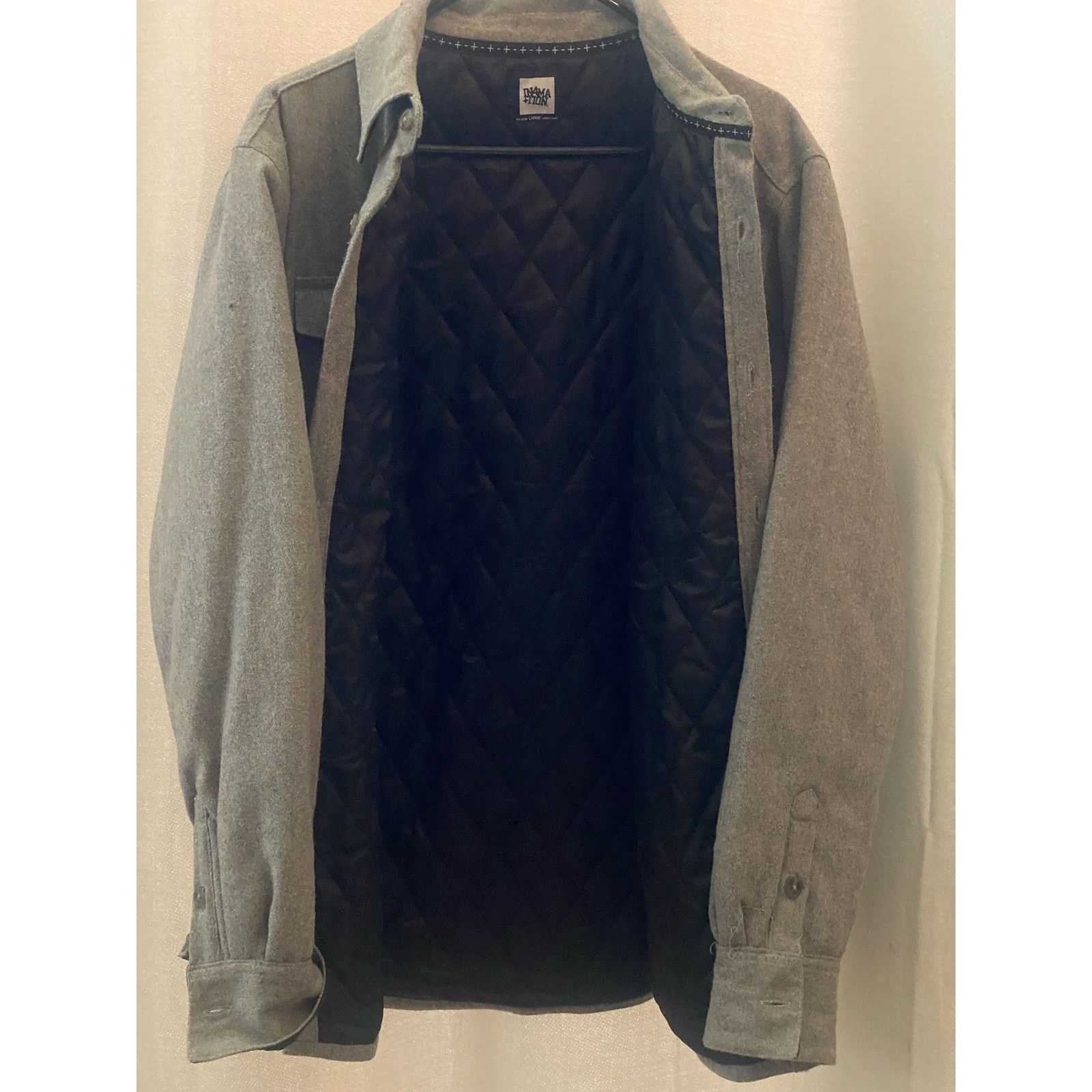 IN4MATION vtg IN4MATION Wool Shirt Jacket m large Size US L / EU 52-54 / 3 - 9 Thumbnail