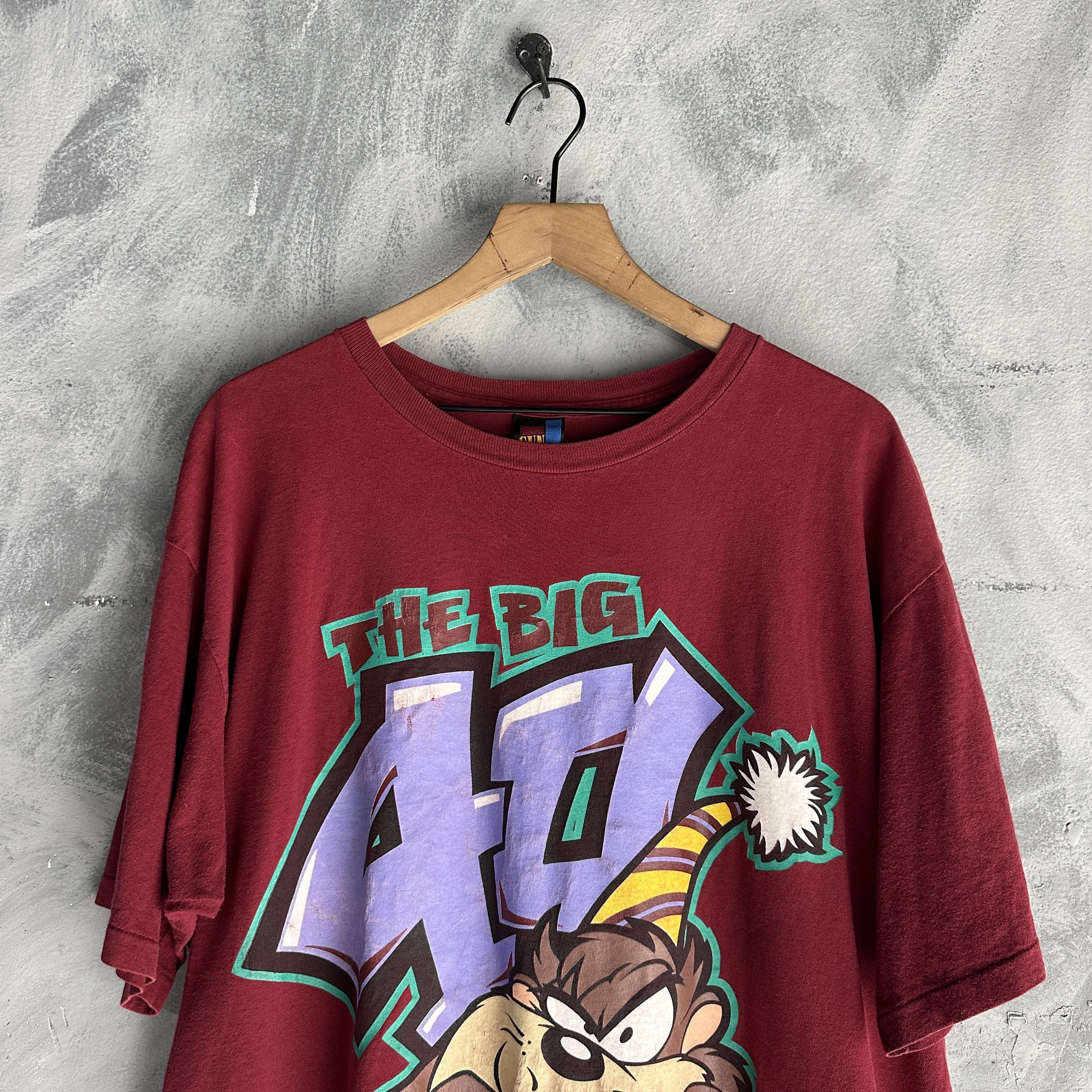 Other Vtg Taz T Shirt Mens The big 40 Looney Tunes Warner Bros Size US XL / EU 56 / 4 - 2 Thumbnail