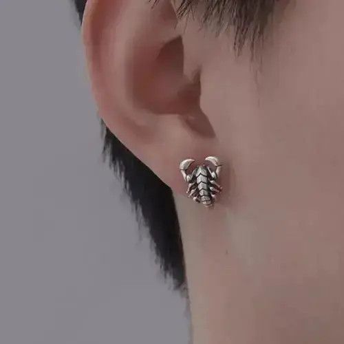 Jewelry Scorpion Stud Earrings Trendy Size ONE SIZE - 2 Thumbnail