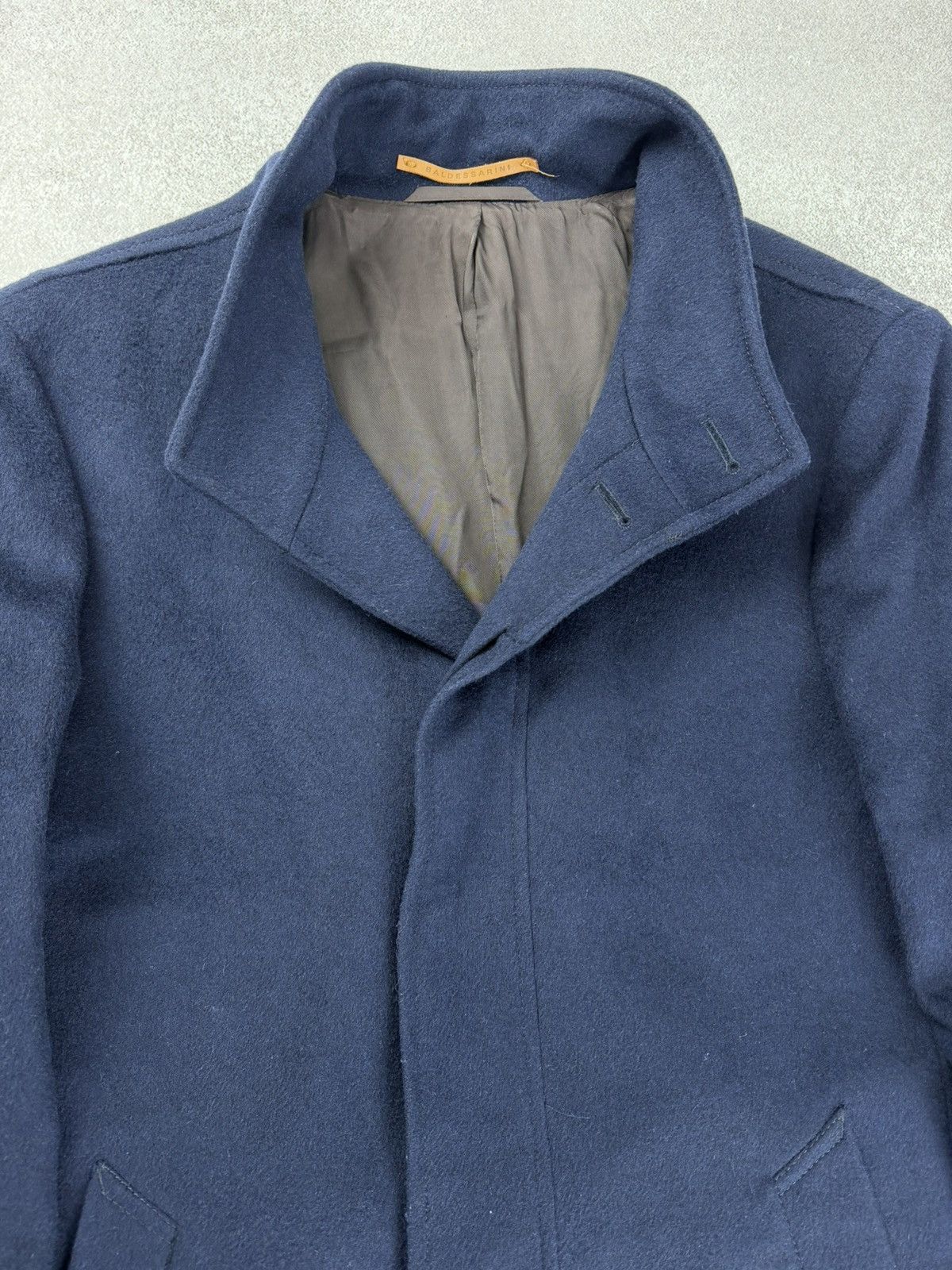 Baldessarini Baldessarini Cashmere Blend Coat Jacket Navy Blue Size US L / EU 52-54 / 3 - 5 Thumbnail