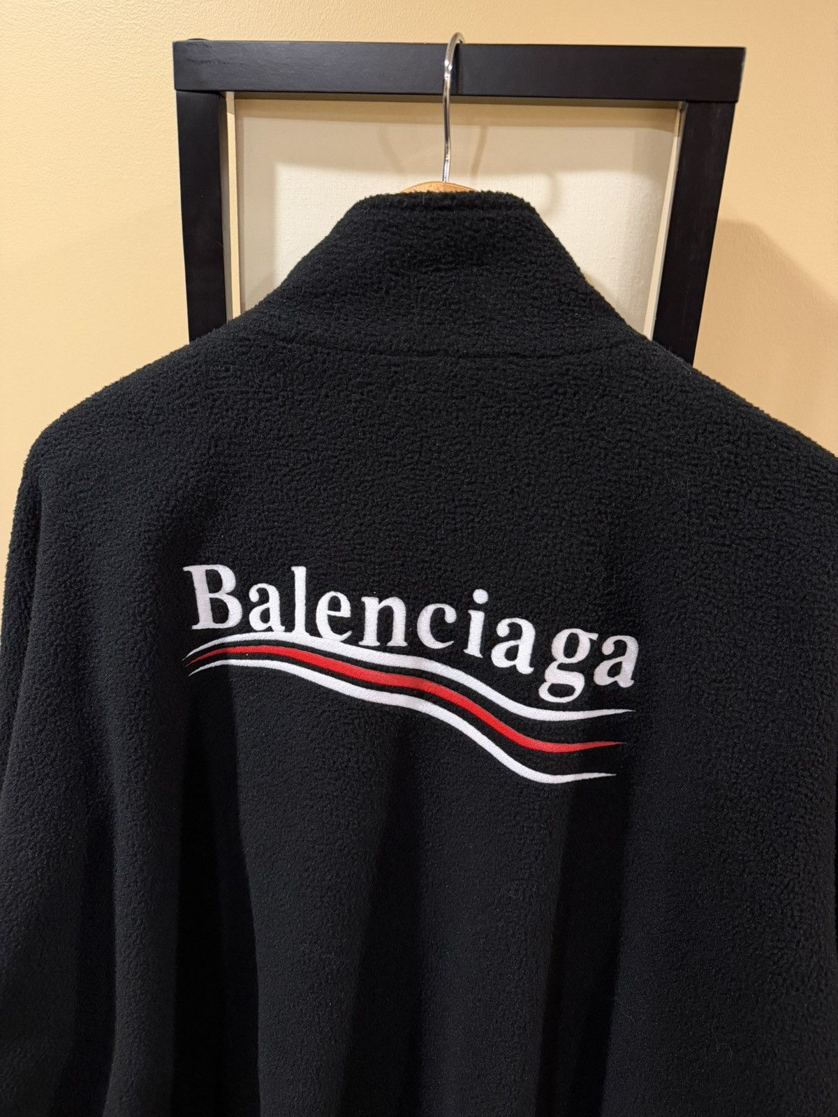 Balenciaga Balenciaga Political Campaign Polar Fleece Zip Up Jacket Size US XL / EU 56 / 4 - 3 Thumbnail