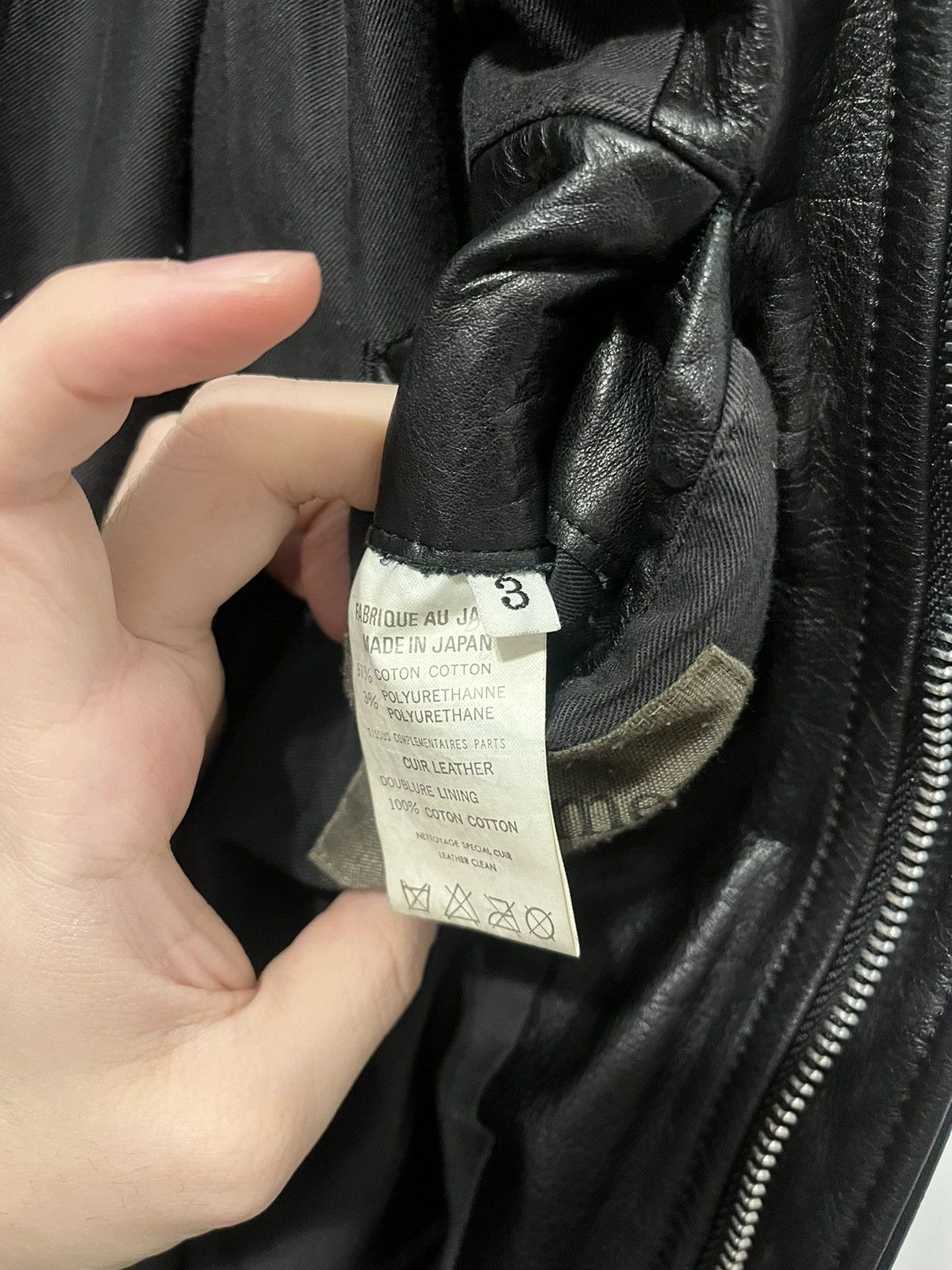 Yohji Yamamoto Y’s for men Yohji Yamamoto Leather Jacket Size US L / EU 52-54 / 3 - 8 Thumbnail