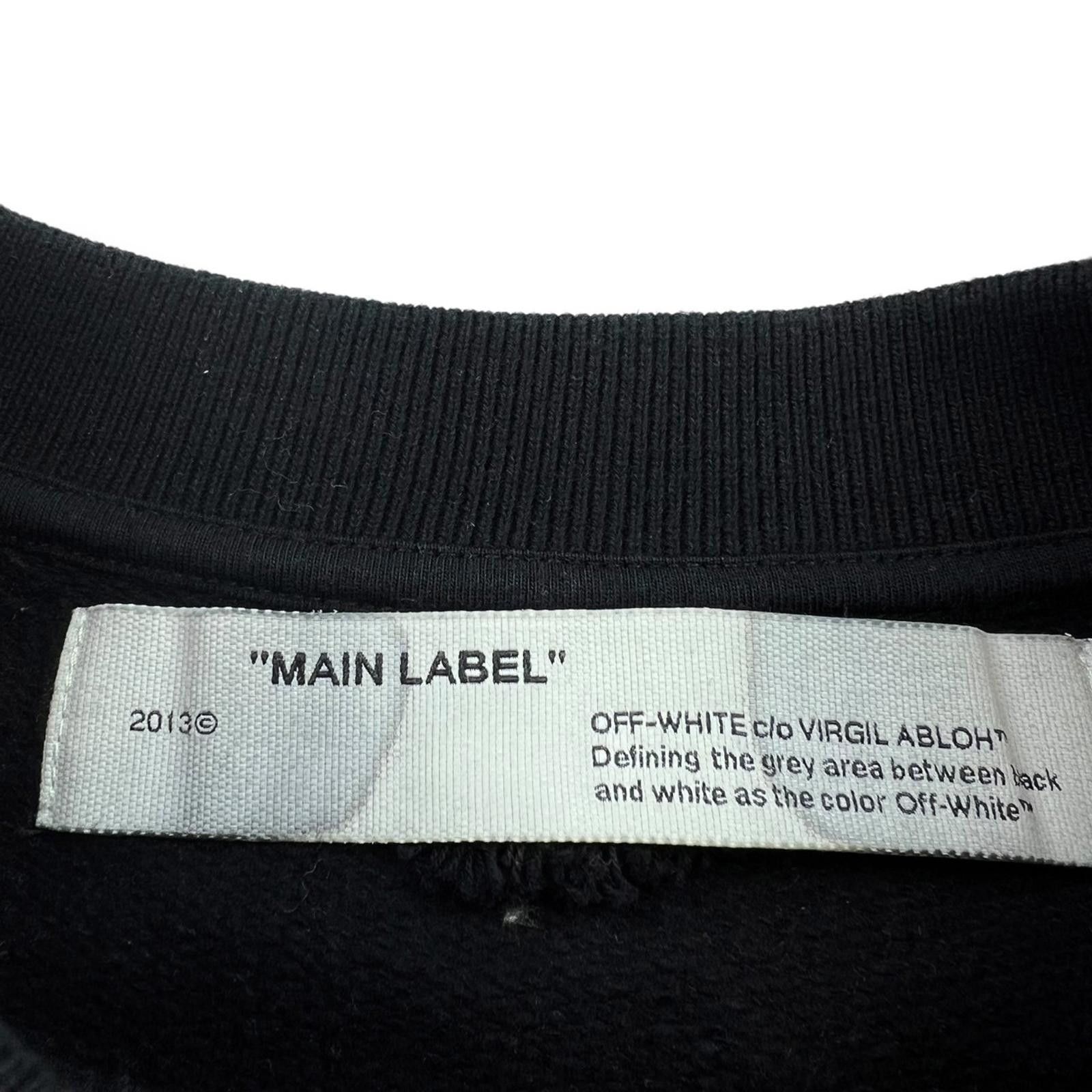 Off-White Off-White Yellow Acrylic Arrows Sweatshirt Size US XXL / EU 58 / 5 - 4 Thumbnail