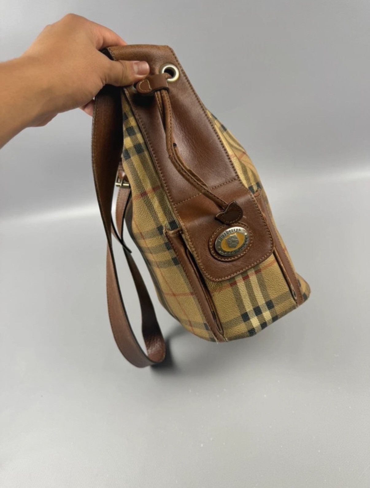 Burberry Burberry bucketbag vintage whit novacheck monogram Size ONE SIZE - 4 Thumbnail