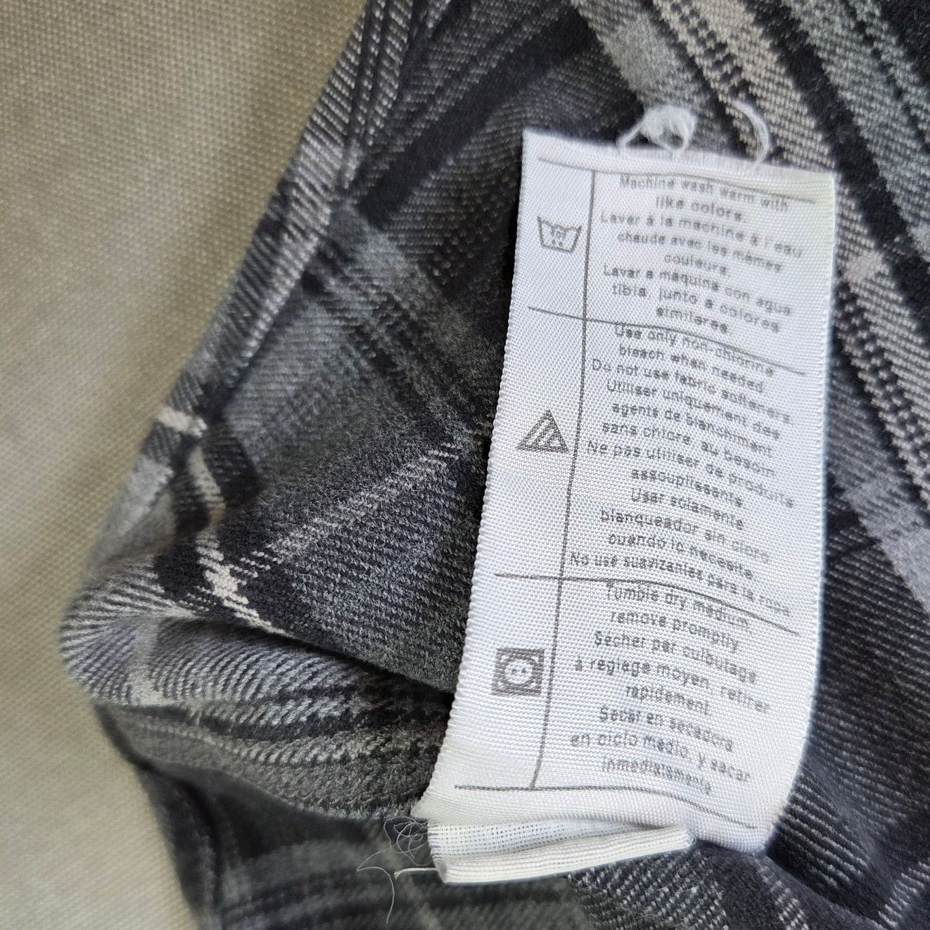 Carhartt Carhartt XL Tall Heavy Plaid Flannel Shirt Gray Size US XL / EU 56 / 4 - 5 Thumbnail