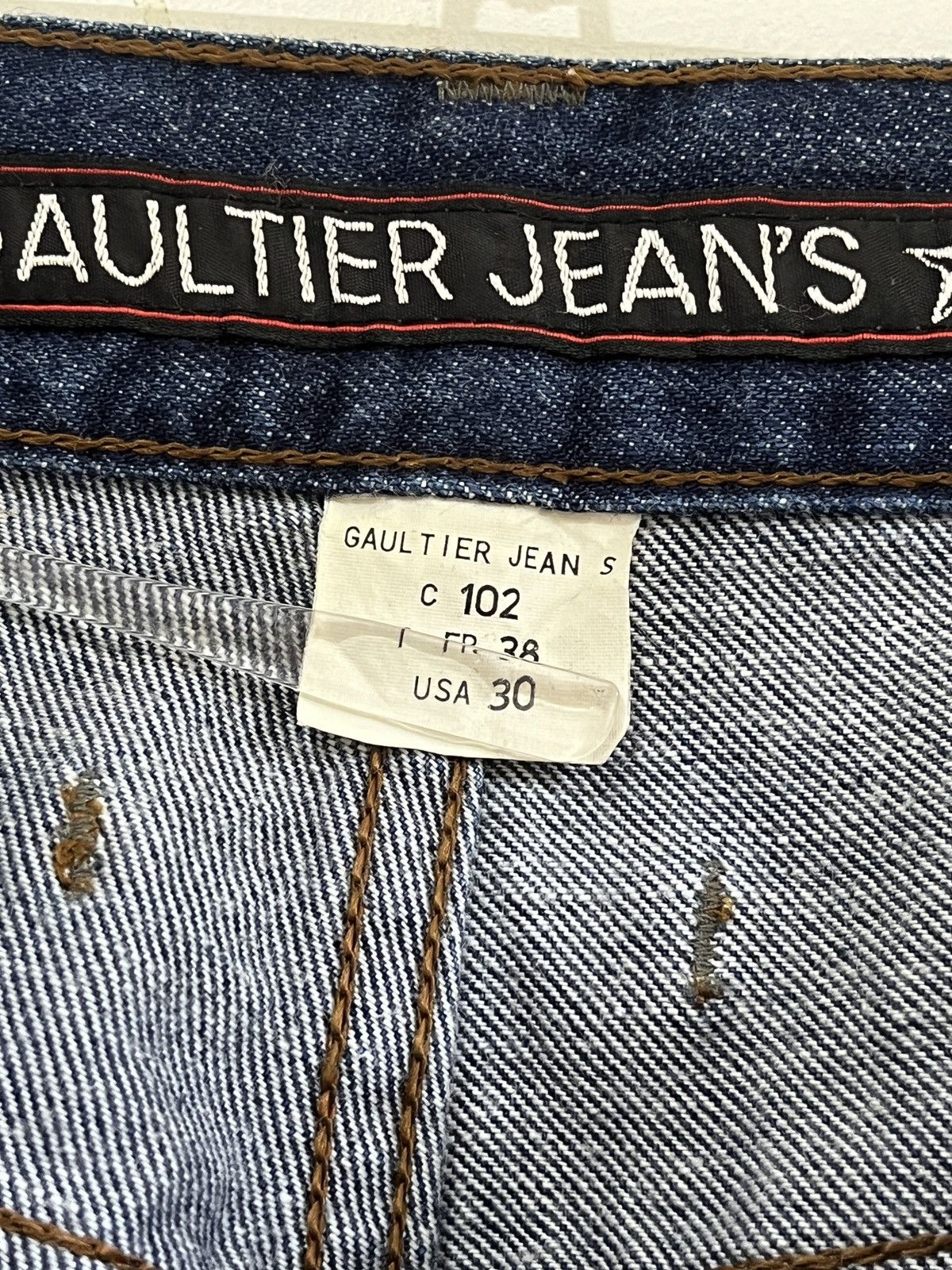 Jean Paul Gaultier Archive Zip Detail Denim Pants Size 27" / US 4 / IT 40 - 12 Thumbnail