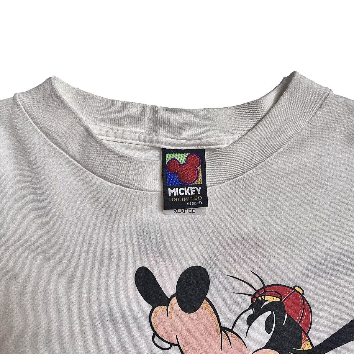 Disney × Velva Sheen Vintage 90s single stitch Mickey & friends T-shirt Size US XL / EU 56 / 4 - 2 Thumbnail