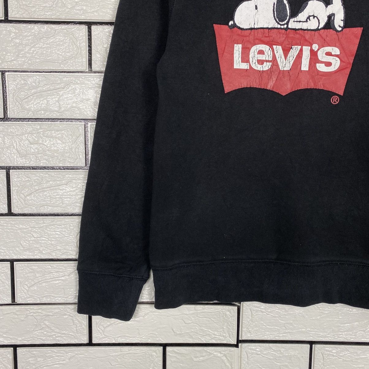 Levi's 📌Hoodie Pull Over Levi's Big Logo Snoopy Size US M / EU 48-50 / 2 - 5 Thumbnail