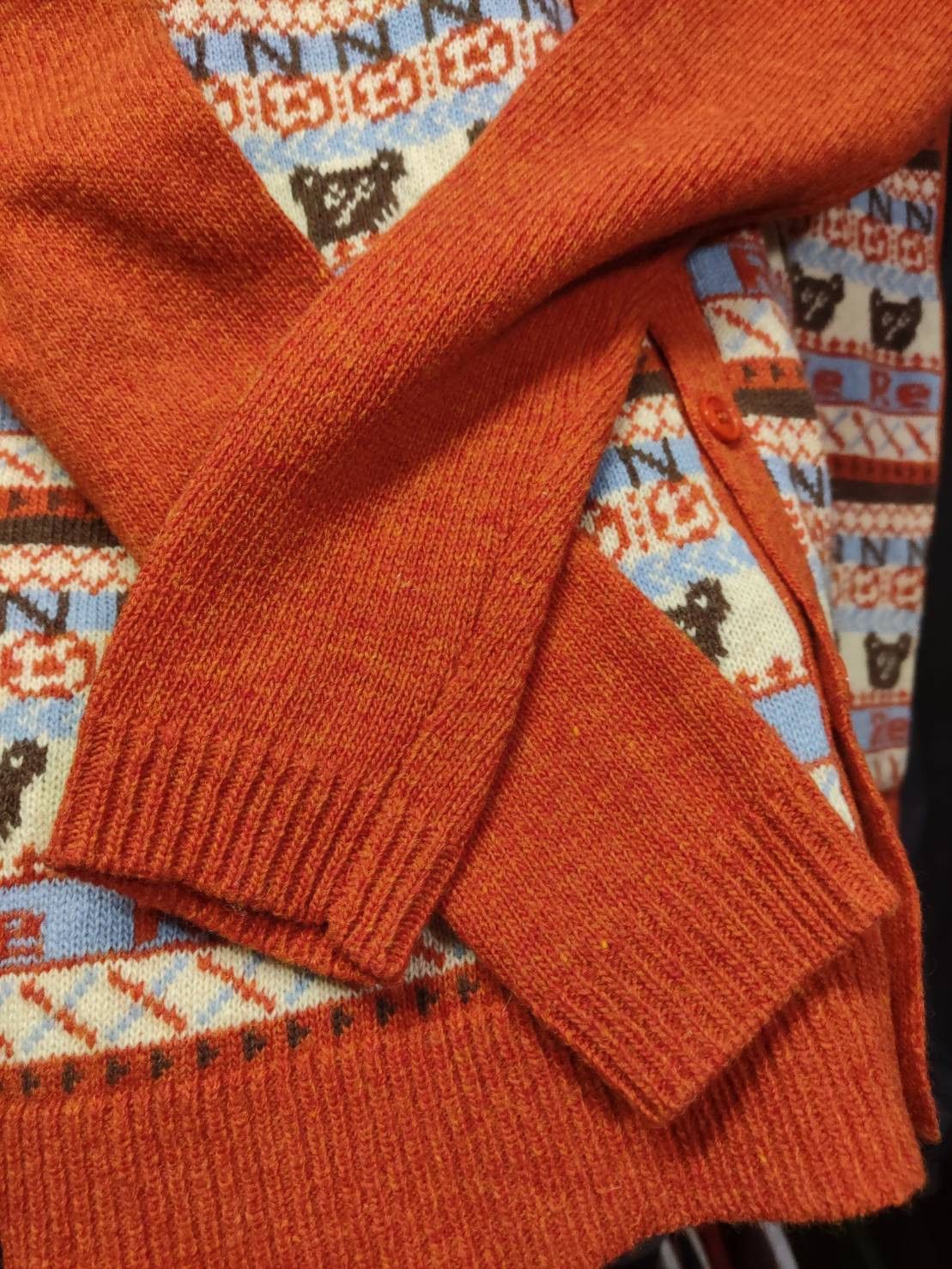 Ne-Net Ne-net Cat Logo Pattern Cardigan Size US M / EU 48-50 / 2 - 5 Thumbnail