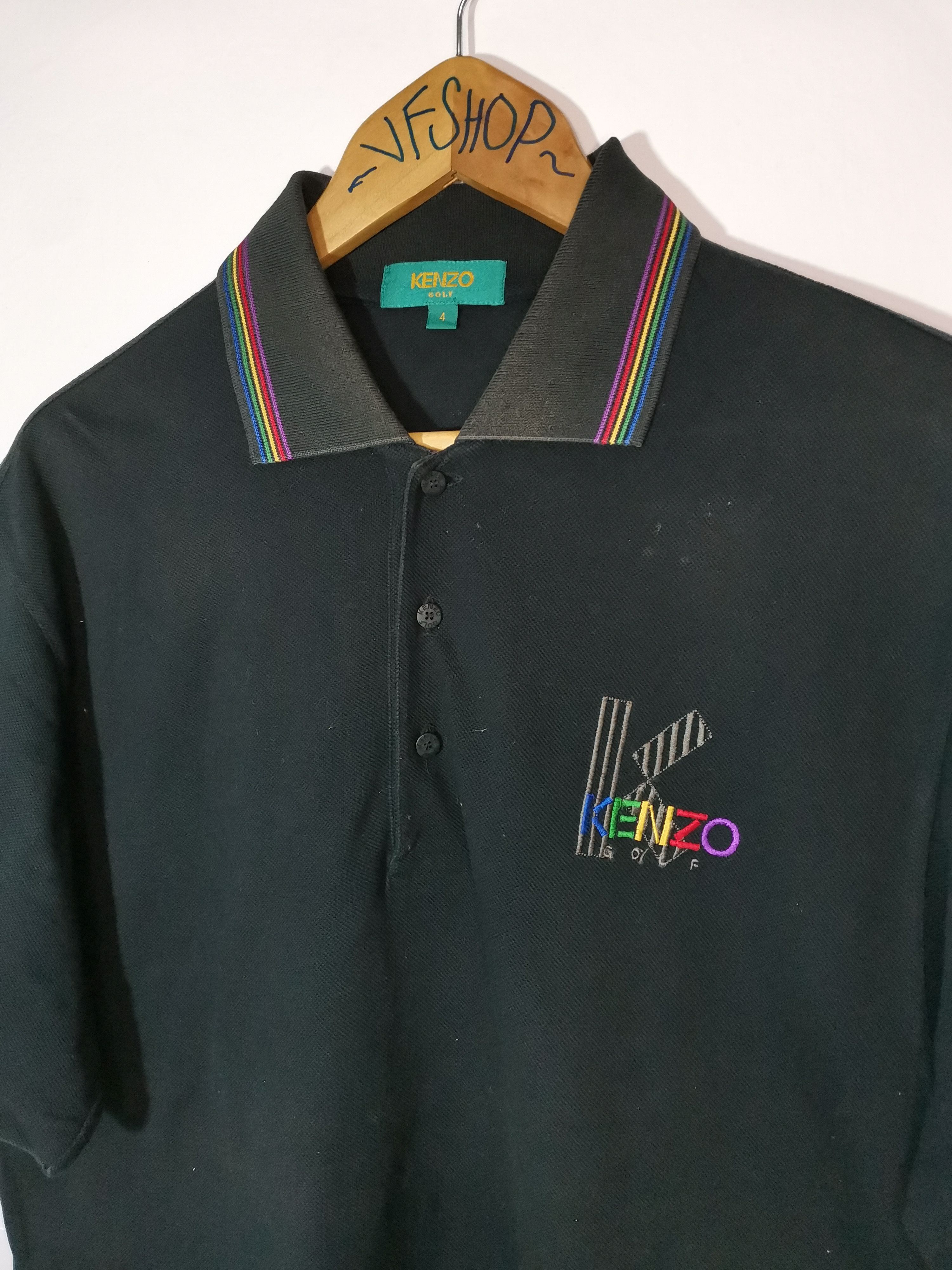 Kenzo Vintage Kenzo Polo Shirt Size US L / EU 52-54 / 3 - 2 Thumbnail