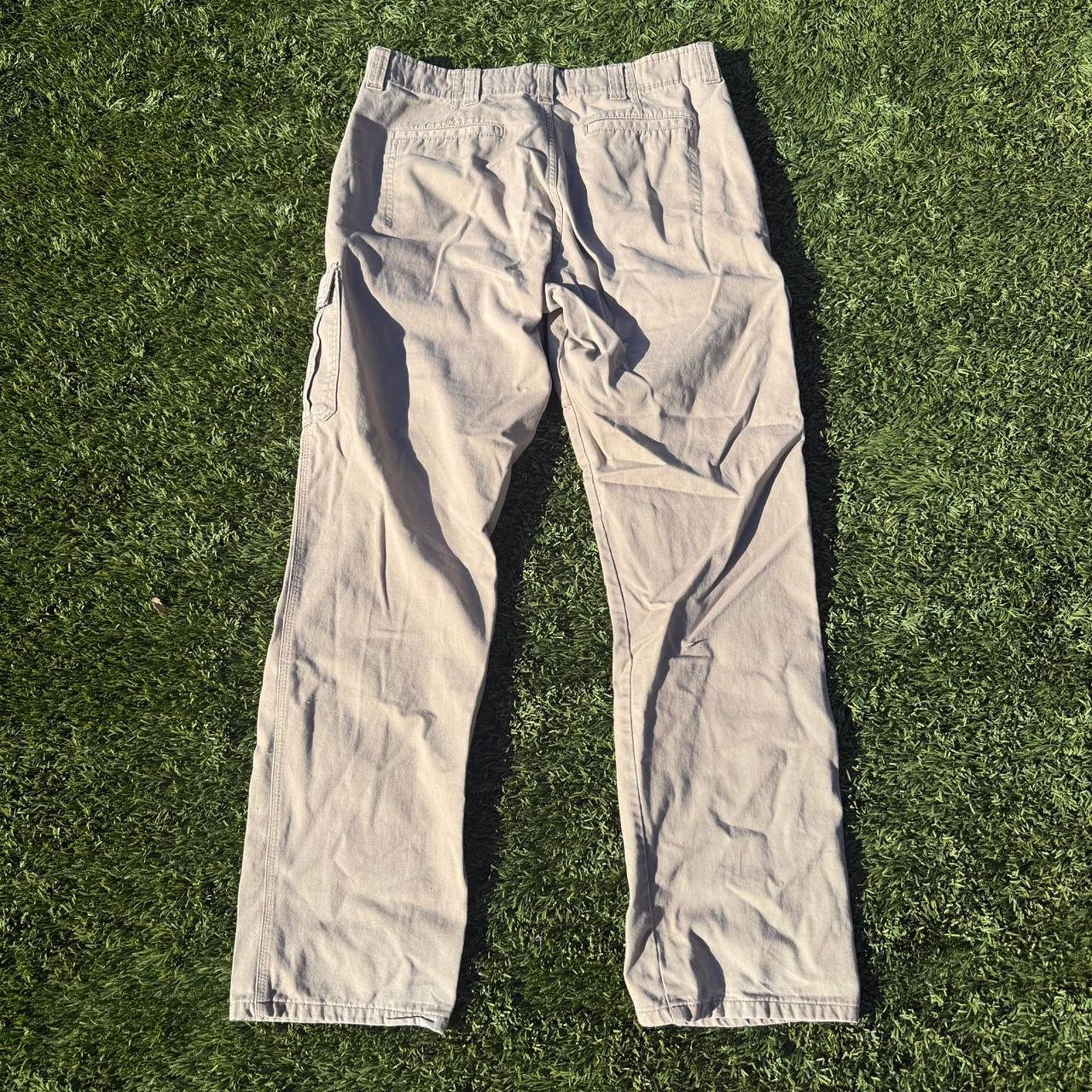 Wrangler Wrangler Cargo Pants Size 34x34 Baggy Relaxed Brown Tan Size US 34 / EU 50 - 3 Thumbnail