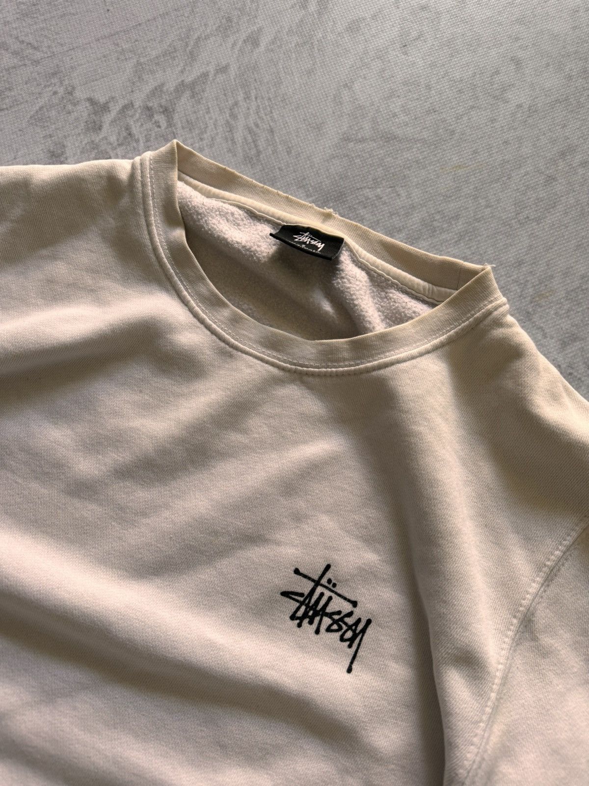Stussy × Vintage STUSSY VINTAGE DOUBLE LOGO OVERSIZE SWEATSHIRT Size US S / EU 44-46 / 1 - 5 Thumbnail