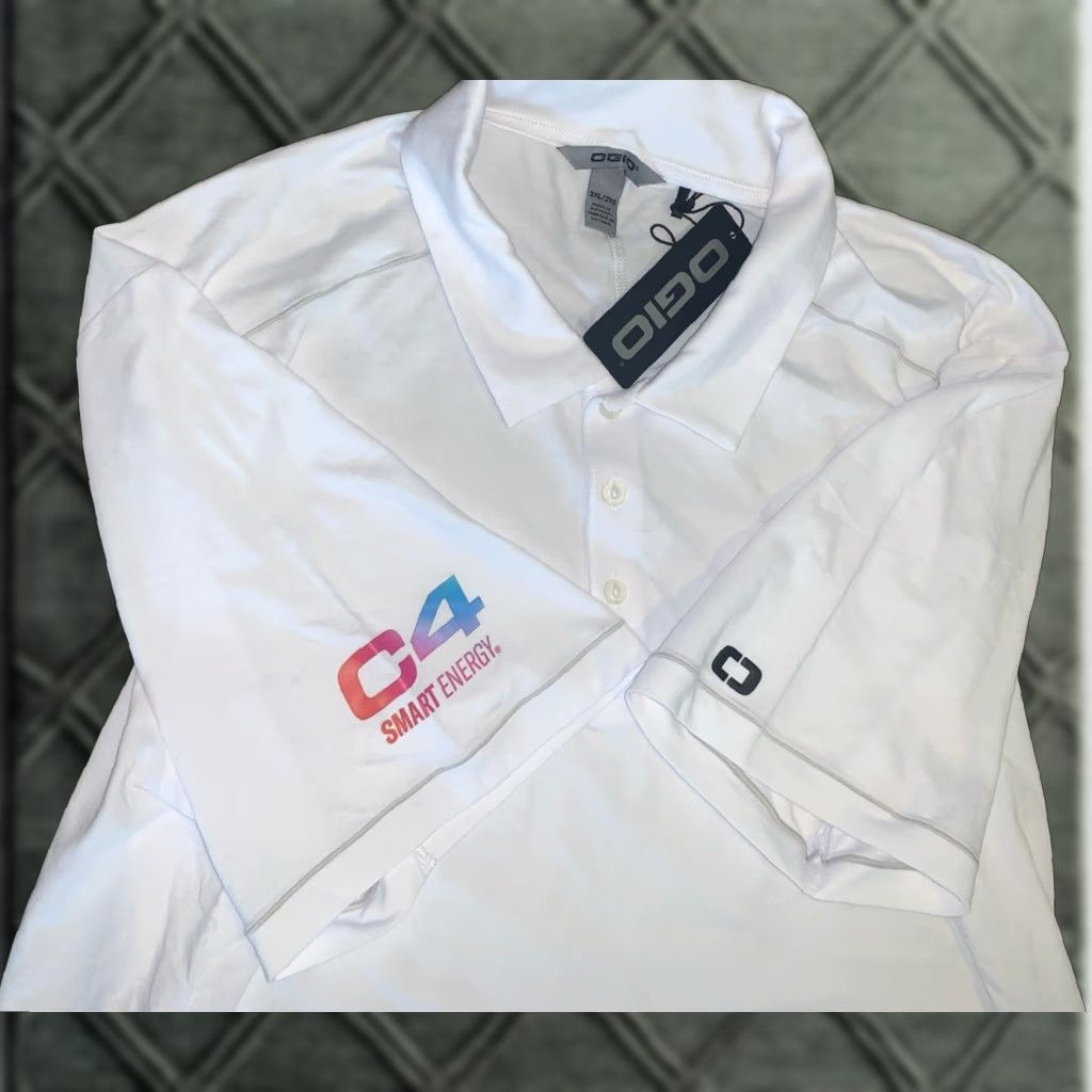 Vintage Nike Shirt Polo Mens 2XL White OGIO Golf Performance Stretch 2249 Size US XXL / EU 58 / 5 - 1 Thumbnail