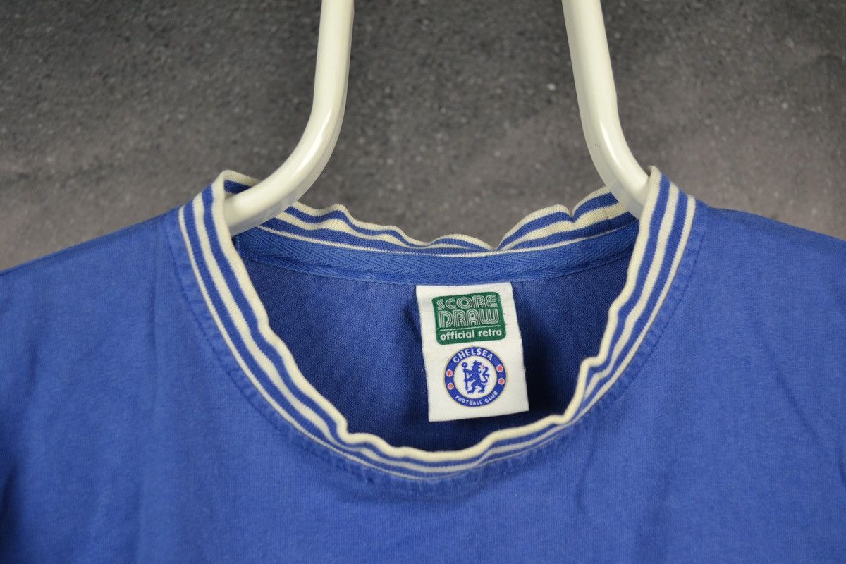 Chelsea Soccer × Vintage Chelsea London Home Football Shirt Retro Score Draw Jersey Size US L / EU 52-54 / 3 - 7 Thumbnail