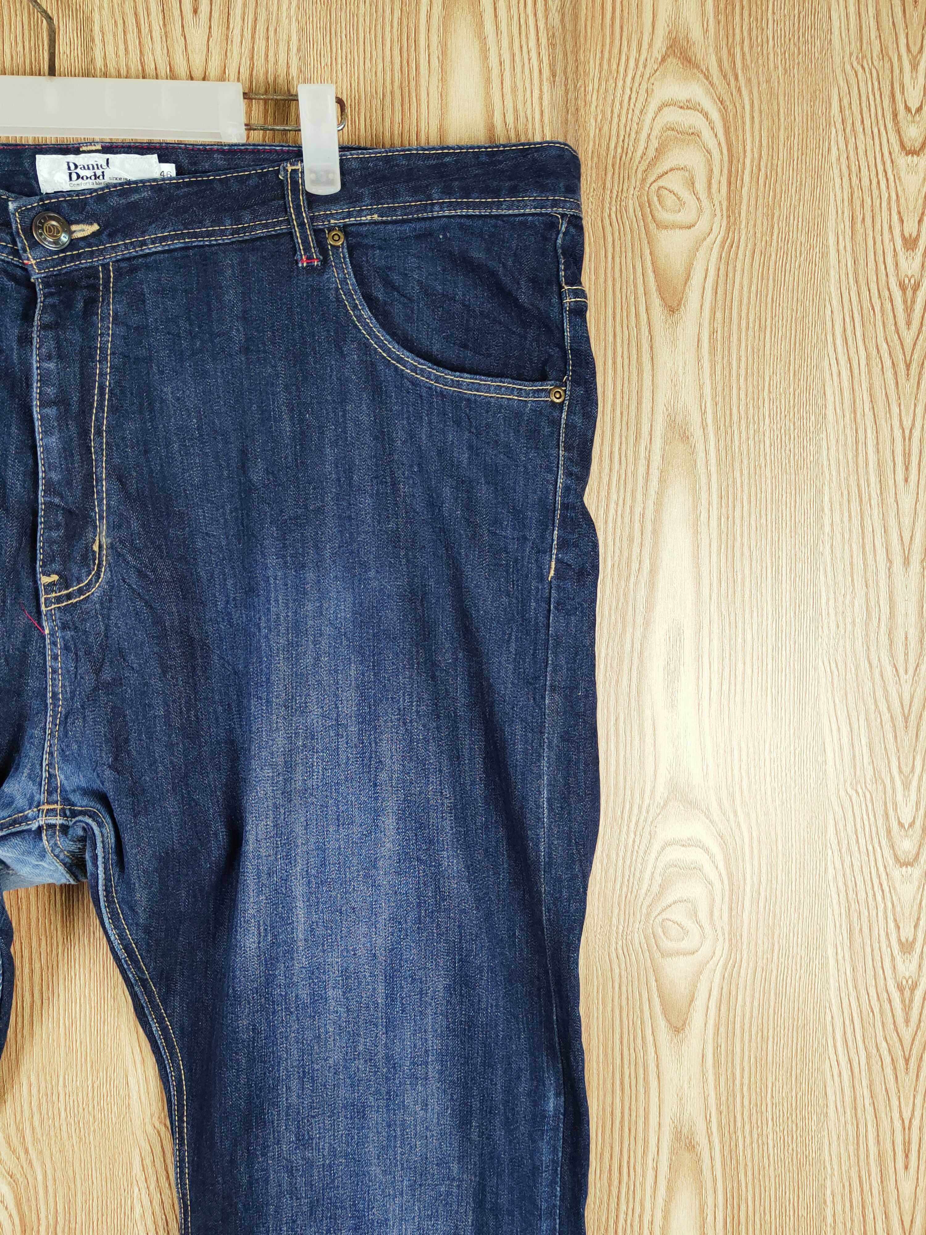 Japanese Brand Daniel Dodd selvedge distressed Ripped Jeans #S2721 Size US 44 / EU 60 - 5 Thumbnail
