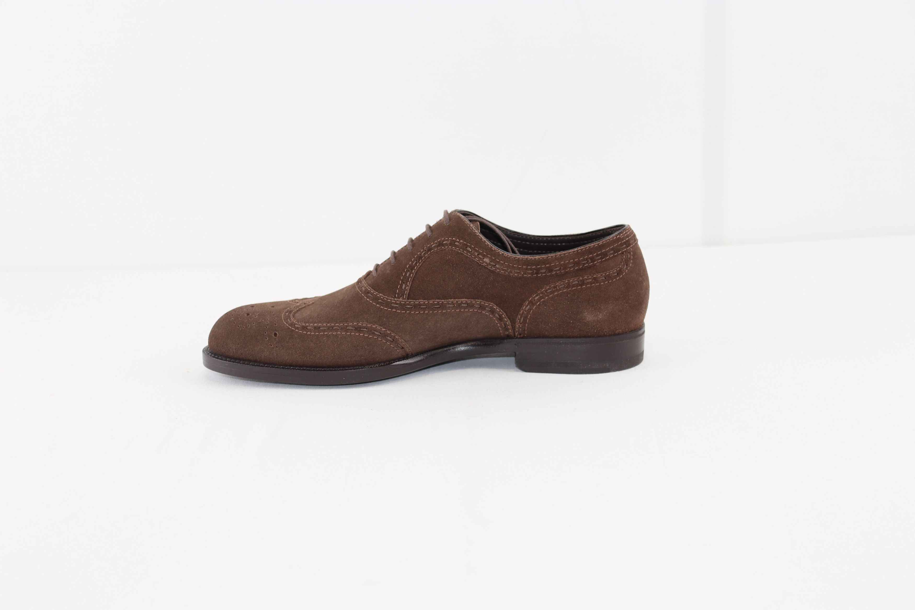 Bottega Veneta o1rshd1 Calf Skin Suede Leather Sole Shoe in Brown Size US 8 / EU 41 - 3 Thumbnail
