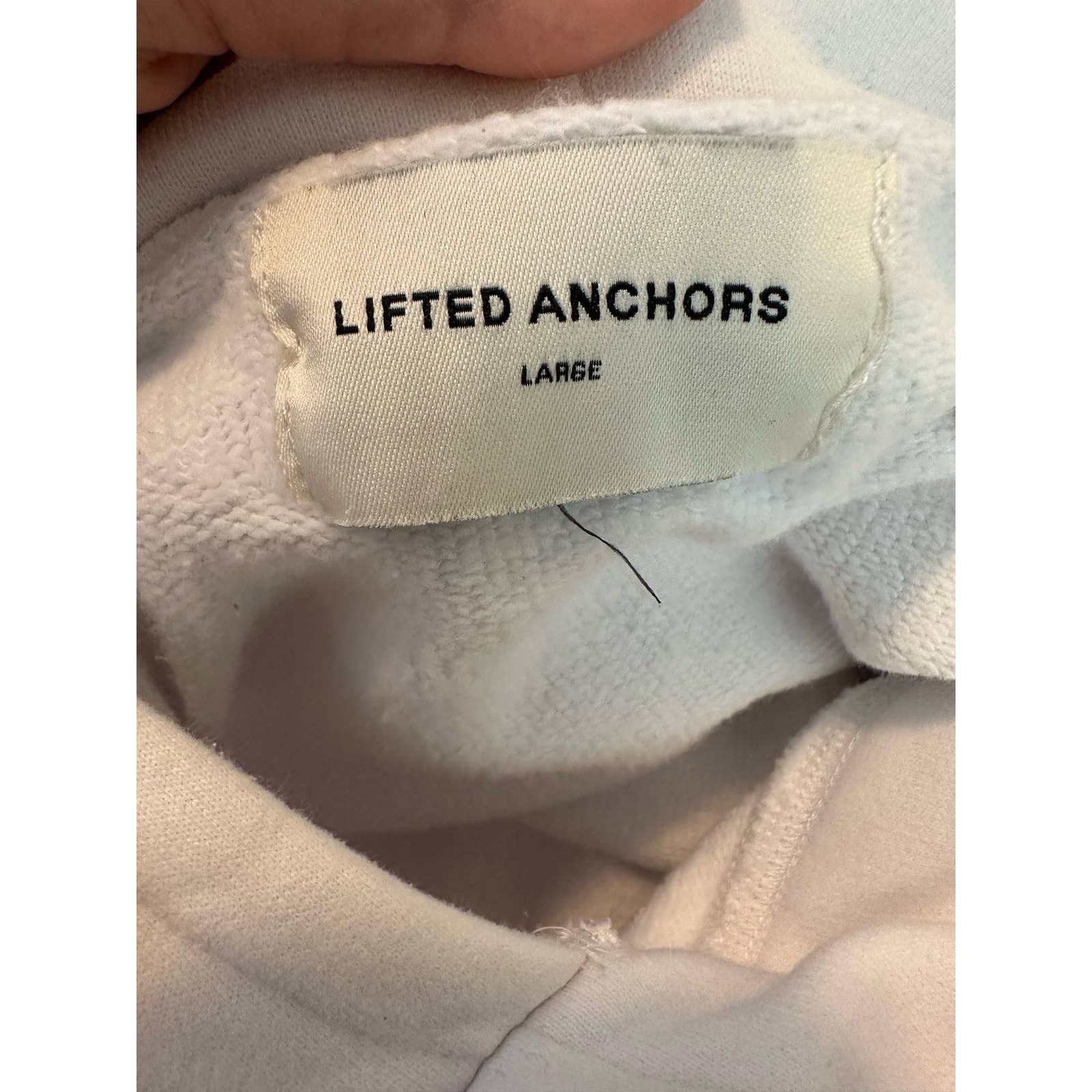 Lifted Anchors Lifted Anchors men white graphic hoodie sweatshirt size L Size US L / EU 52-54 / 3 - 3 Thumbnail