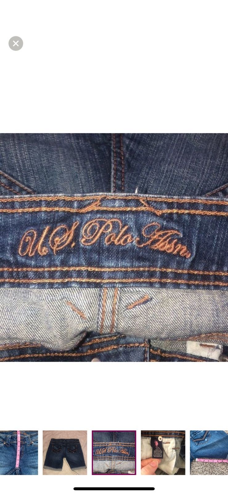U.S. Polo Assn. Us polo assn Bermuda denim shorts size 5/6 Size 28" / US 6 / IT 42 - 6 Thumbnail