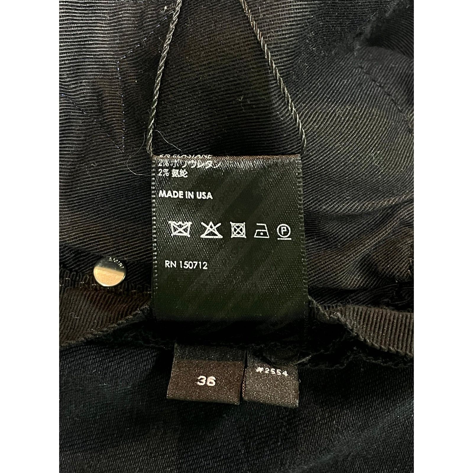 Amiri Amiri Chemist Blue & Black Jeans Size US 36 / EU 52 - 6 Thumbnail
